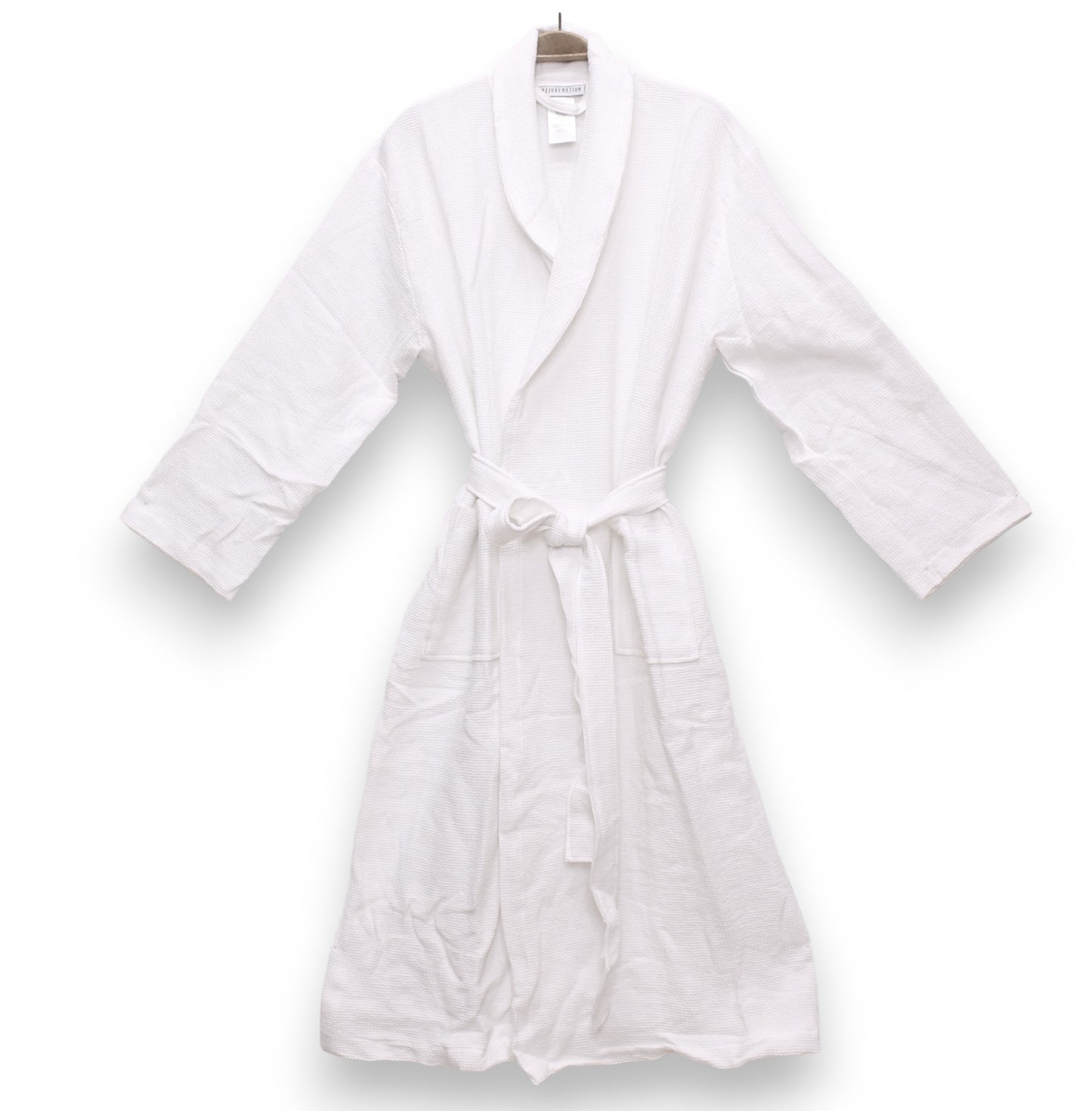 Natural Cotton Turkish Towel Waffle Pestemal Bathrobe