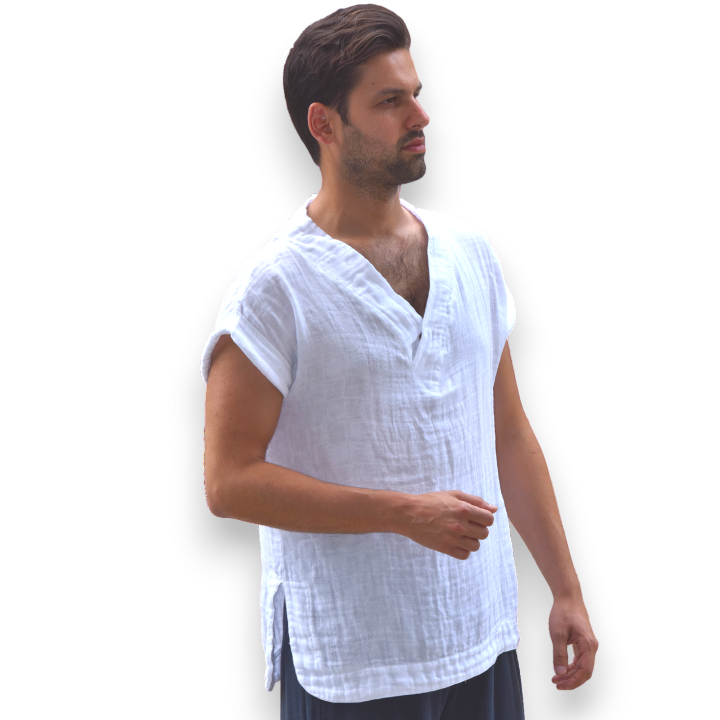 Natural Turkish Cotton Hand Made Men Shirt