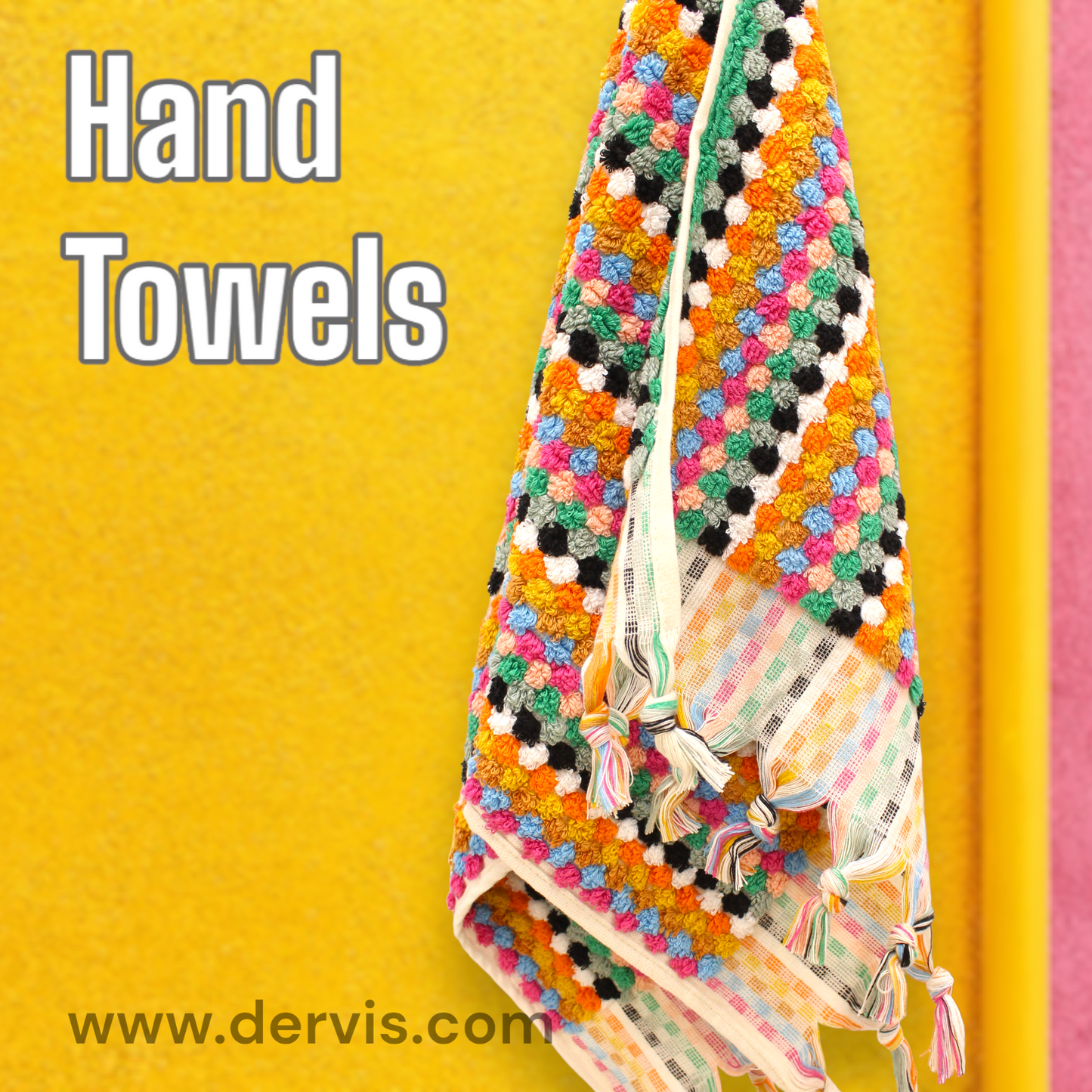 Natural Turkish Cotton Terry Hand Towels