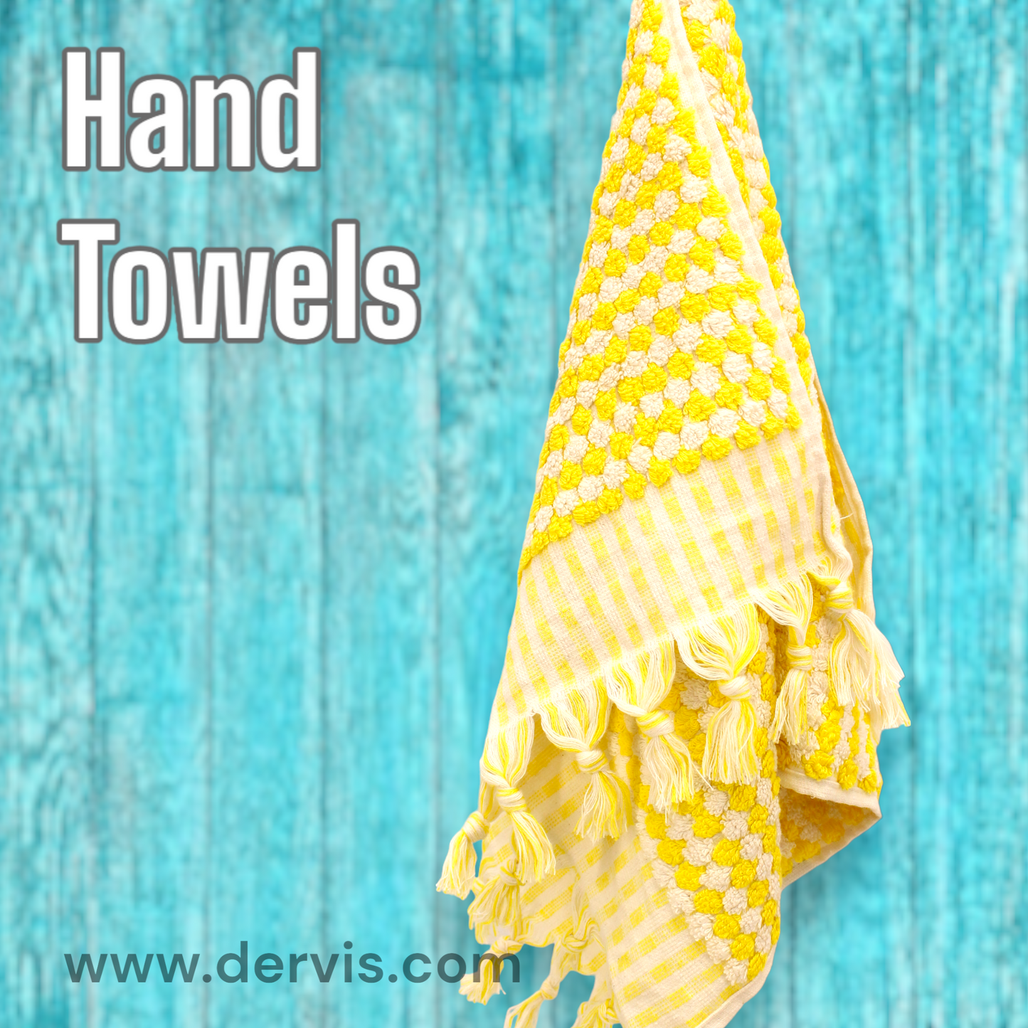 Natural Turkish Cotton Terry Hand Towels