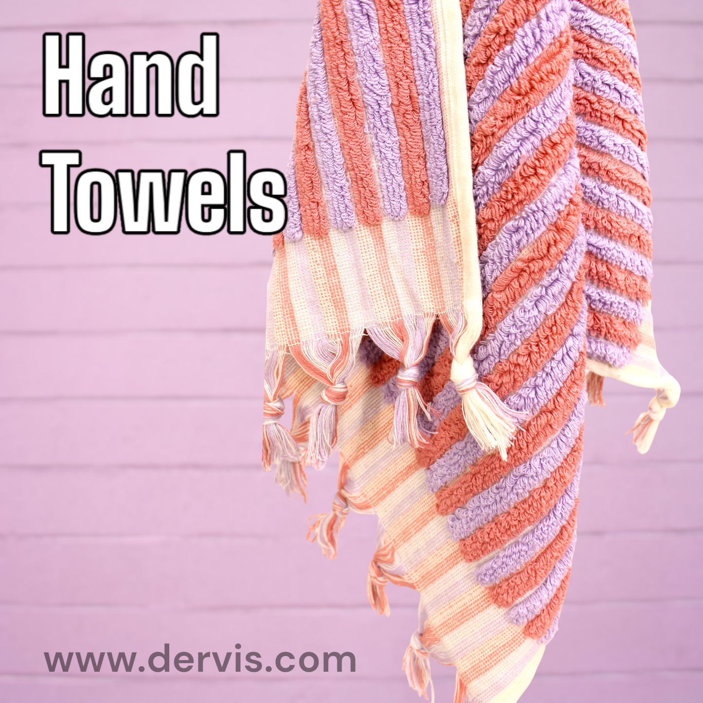 Natural Turkish Cotton Terry Hand Towels