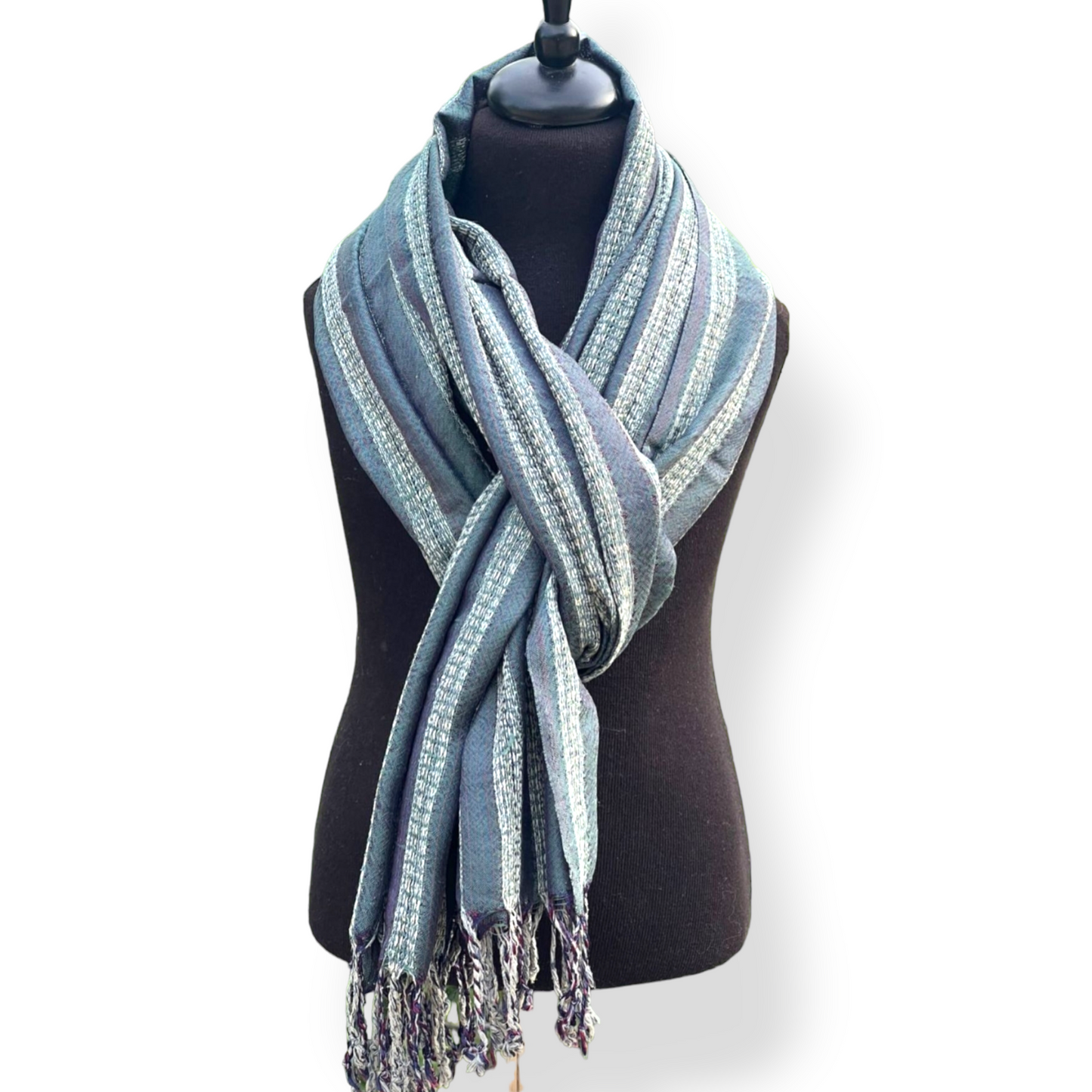 Pure Silk Hand-Woven Scarf from Antochia