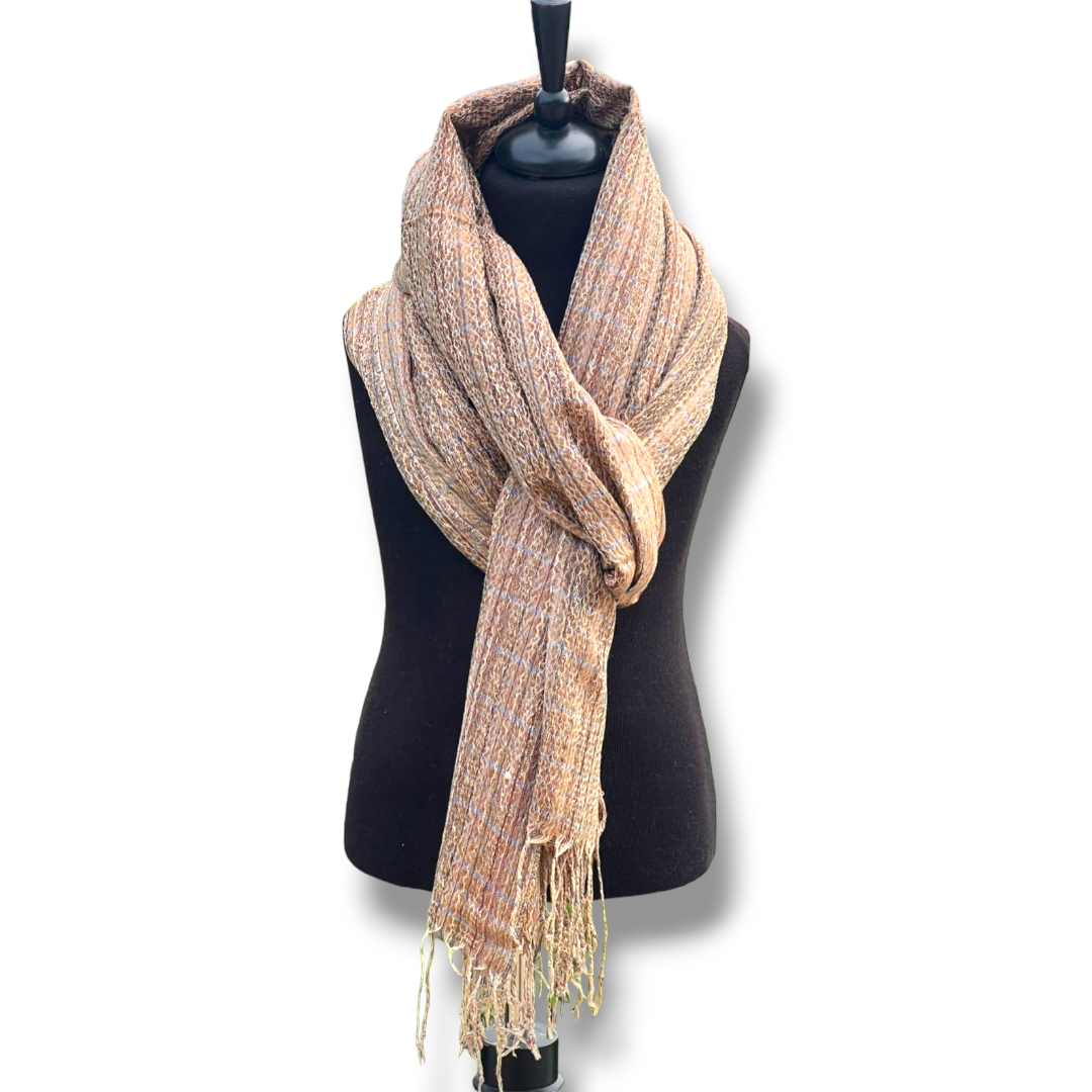 Pure Silk Hand-Woven Scarf from Antochia