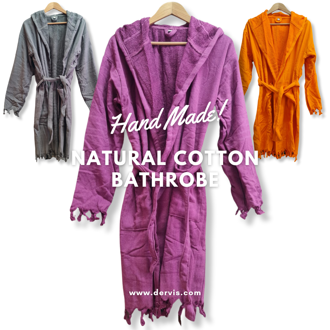 Turkish Terry Towel Lightweight Bathrobe