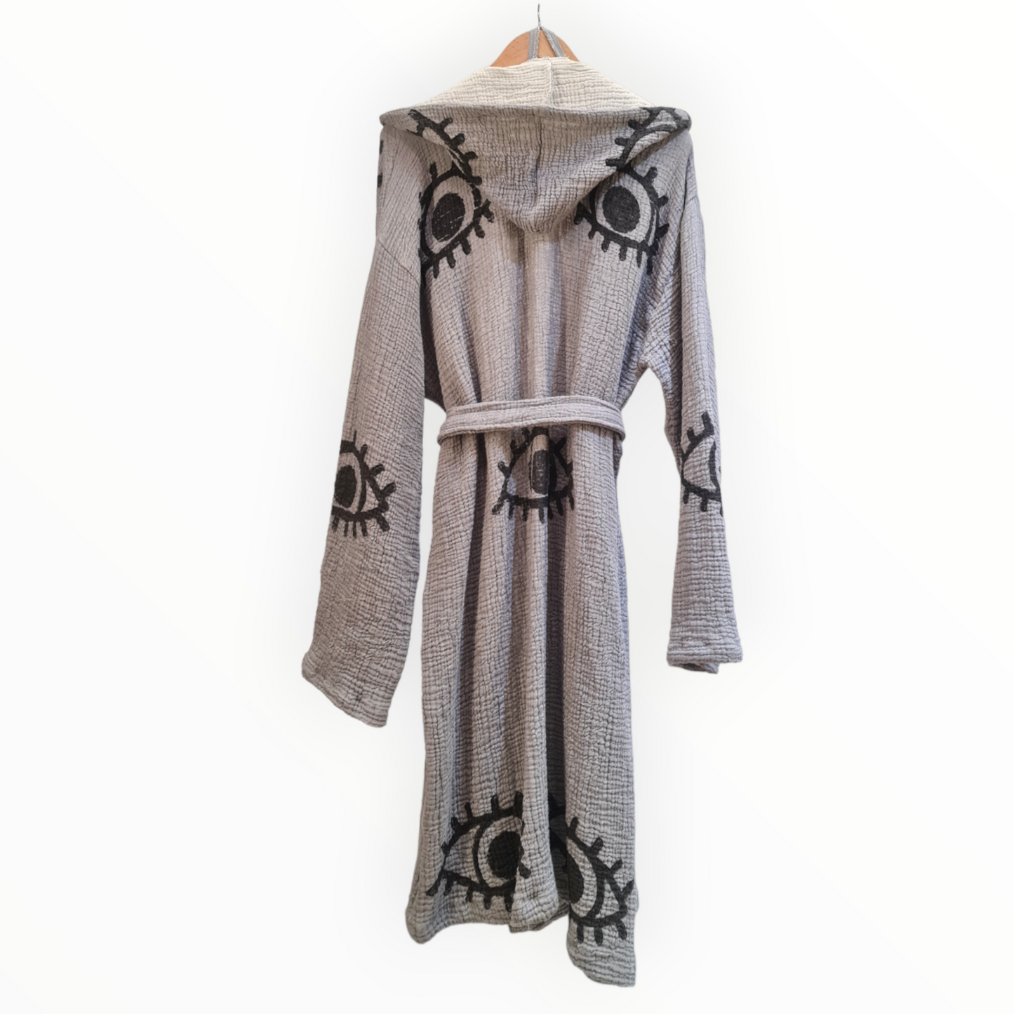 Turkish Towel Evil Eye Kimono Kaftan Bathrobe