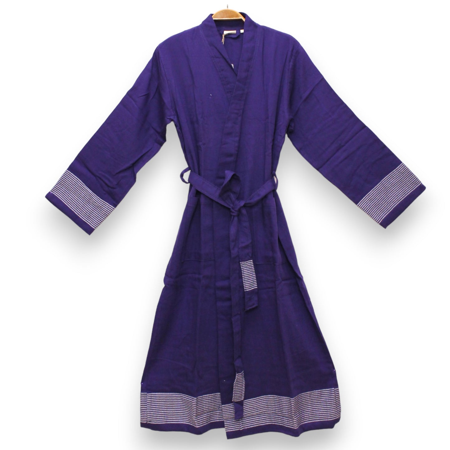 Turkish Towel Unisex Kimono Bathrobe