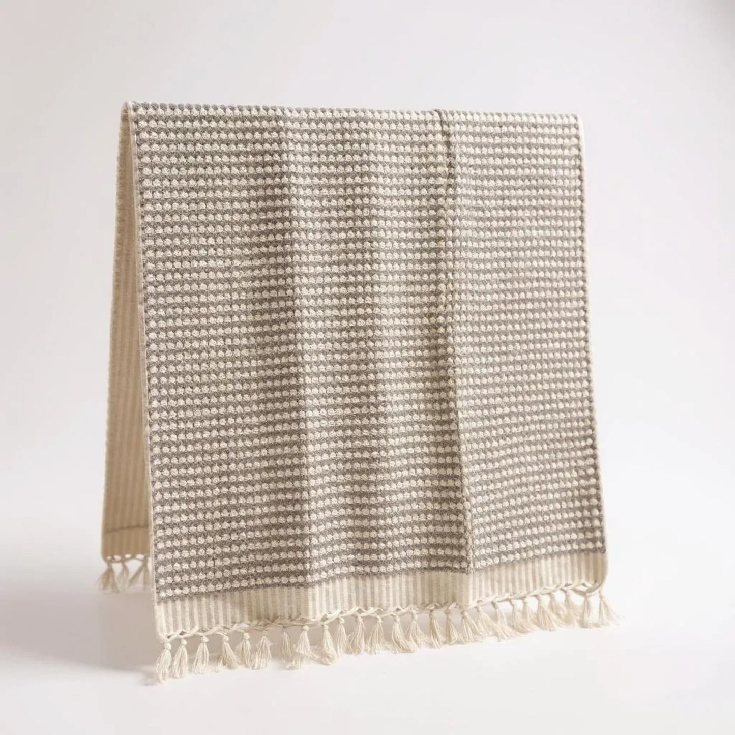 Turkish Terry Towel Bath Towel Hammam Towel Natural Turkish Cotton Hand Woven perspective view