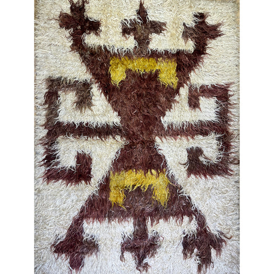 Antique Konya Tulu Rug Turkish Kilim