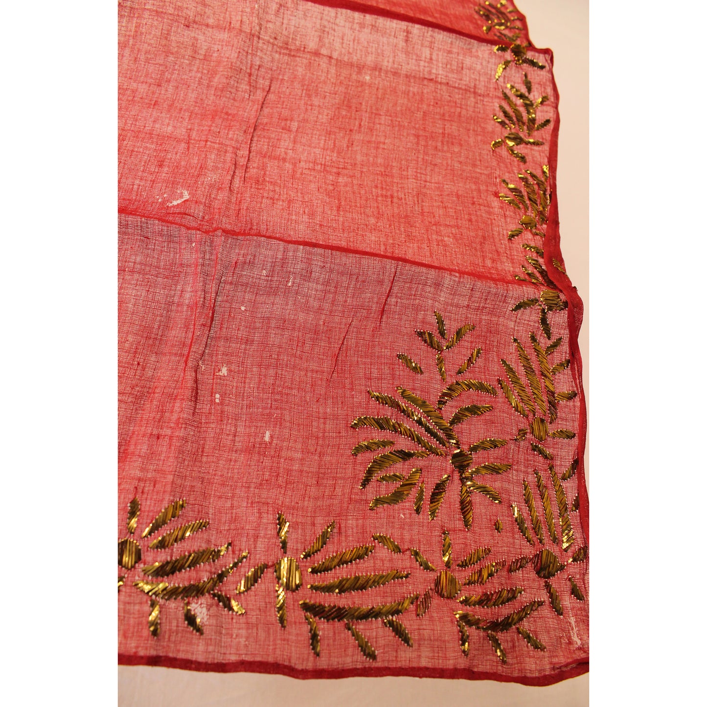 Antique Ottoman Metallic Embroidery Dowry Bag Bohca