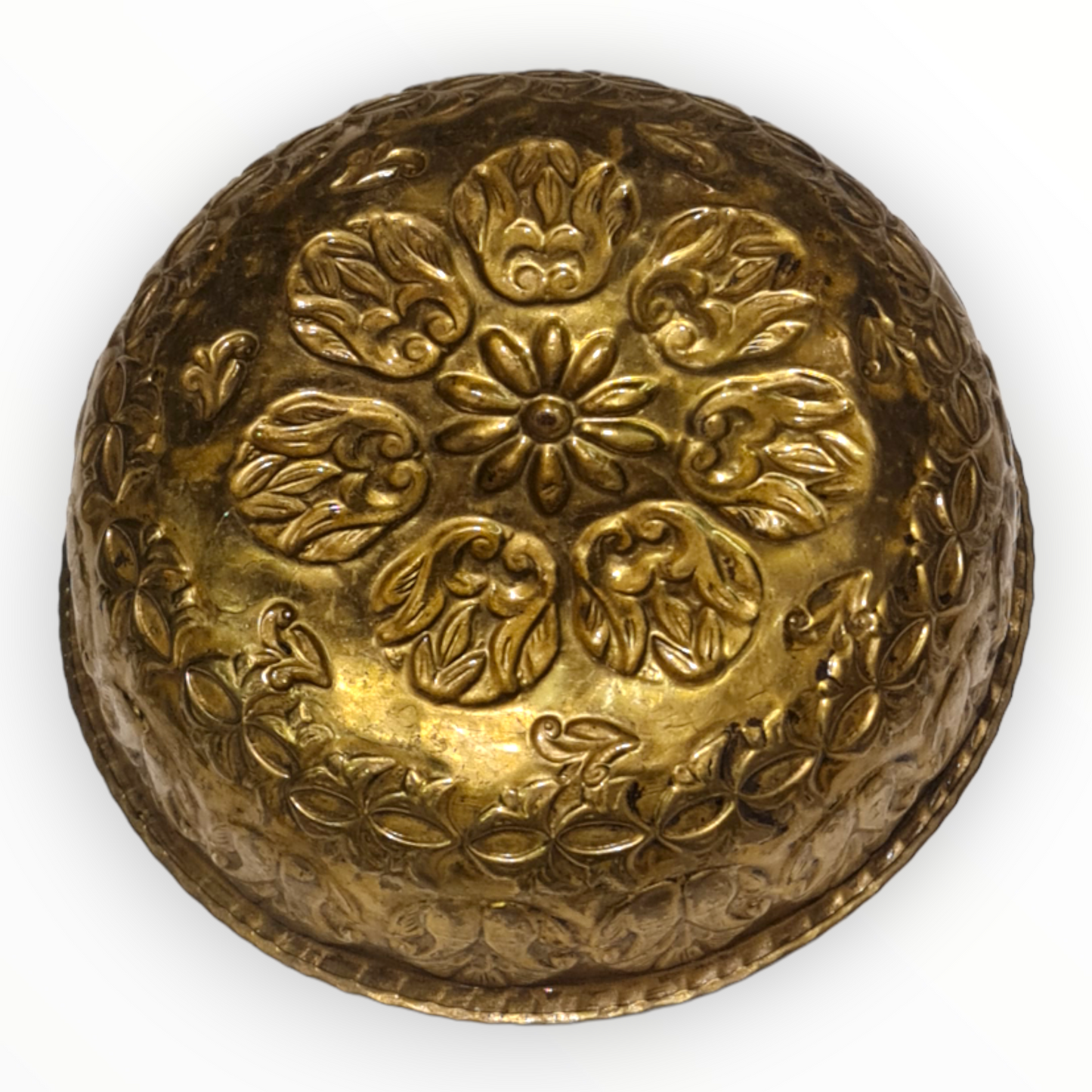 Antique Turkish Hammam Bowl - Turkish Bath Copper Bowl