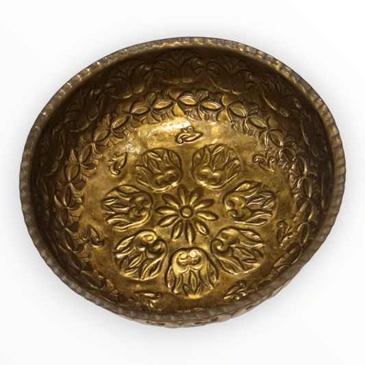 Antique Turkish Hammam Bowl - Turkish Bath Copper Bowl