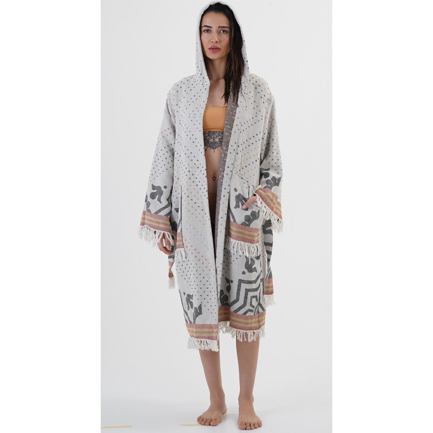 Kimono Turkish Towel Beige