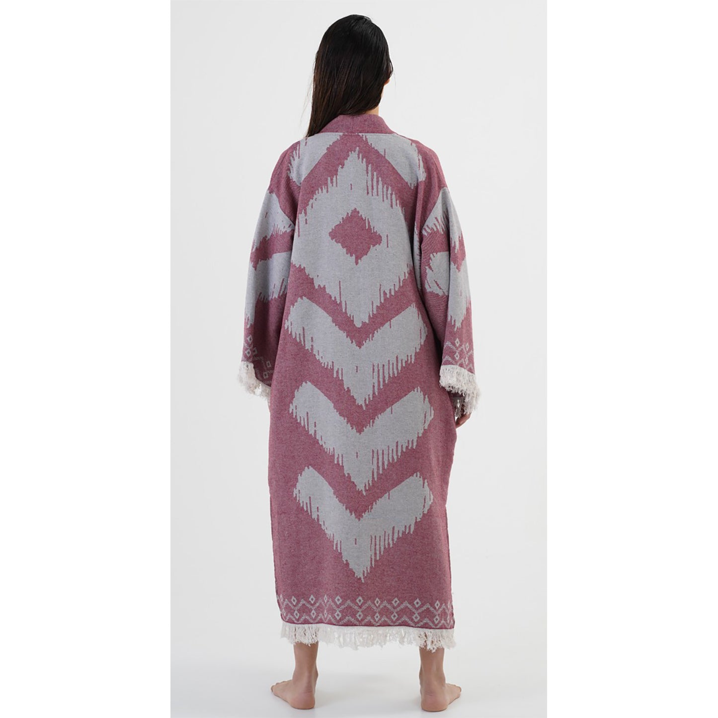 Kimono Turkish Towel Purple
