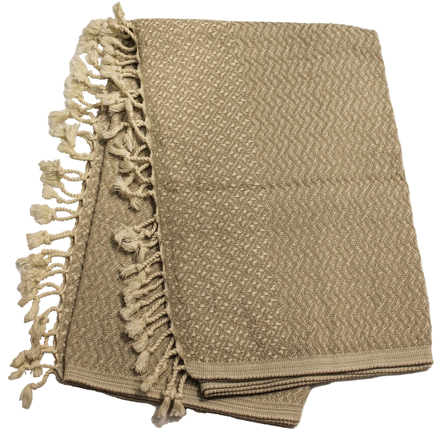 Linen Cotton Brown Turkish Towel