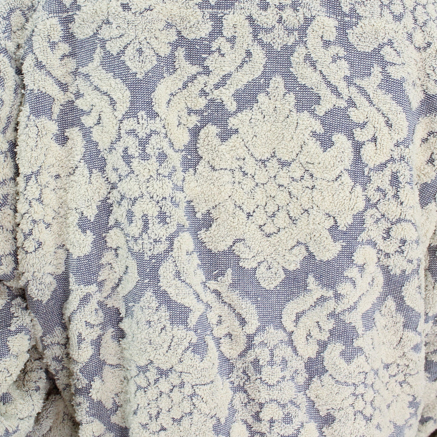 Damascus Design Turkish Terry Towel Bathrobe - Blue