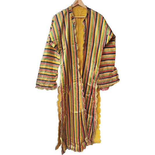 Antique Ottoman Anatolian Dress Üç Etek