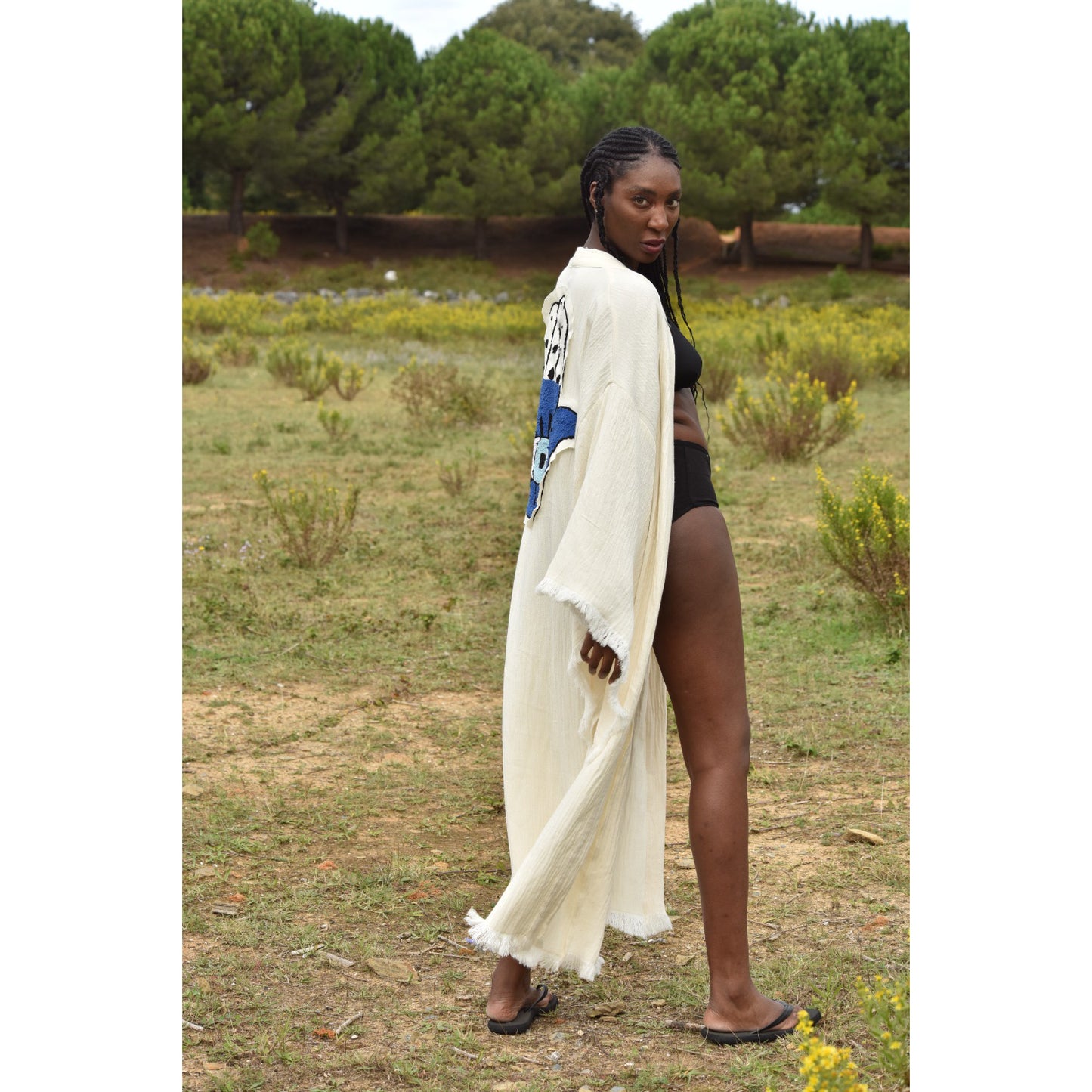 Dervis Kimono Kaftan Natural Cotton