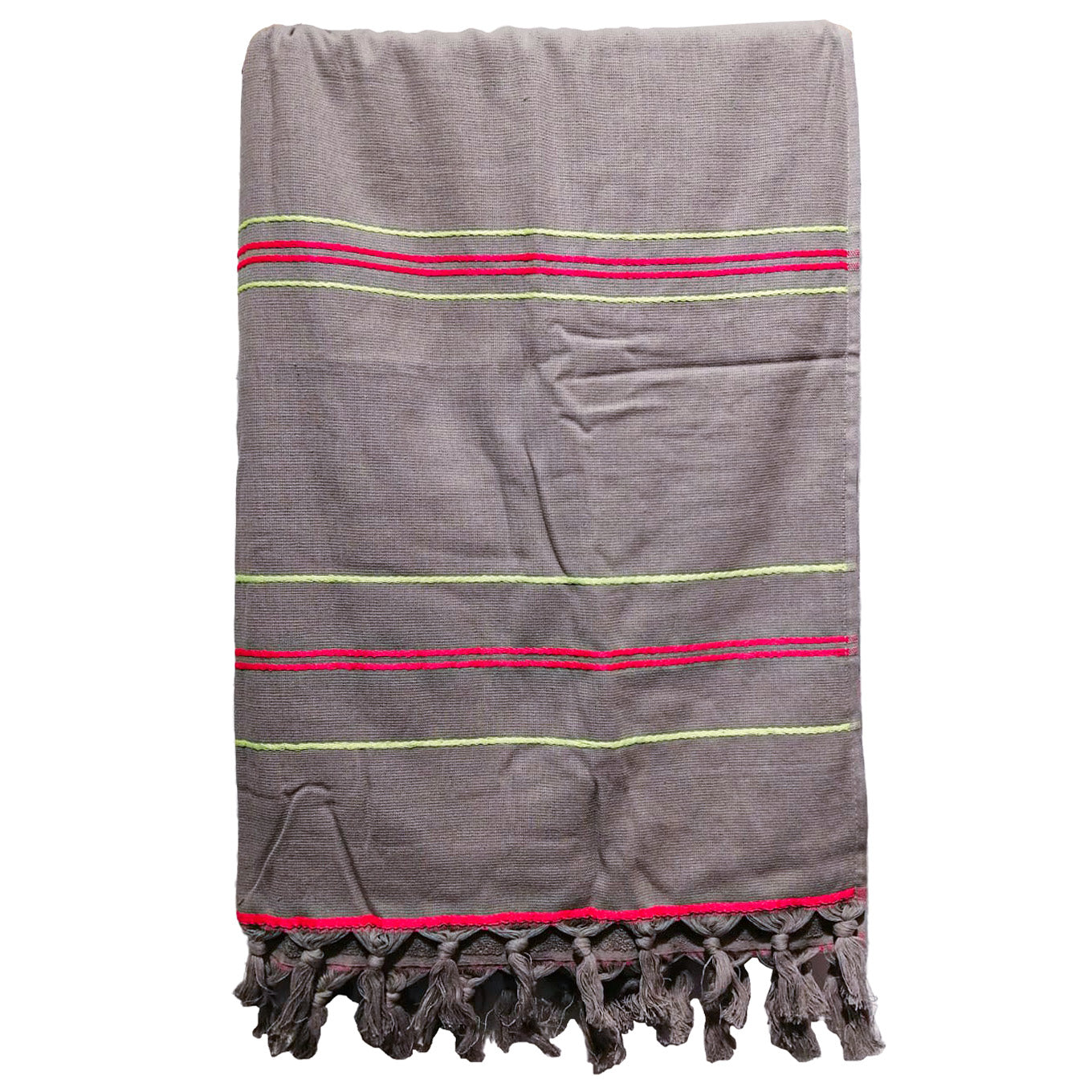 Double Side Grey Turkish Terry Lightweight Towel