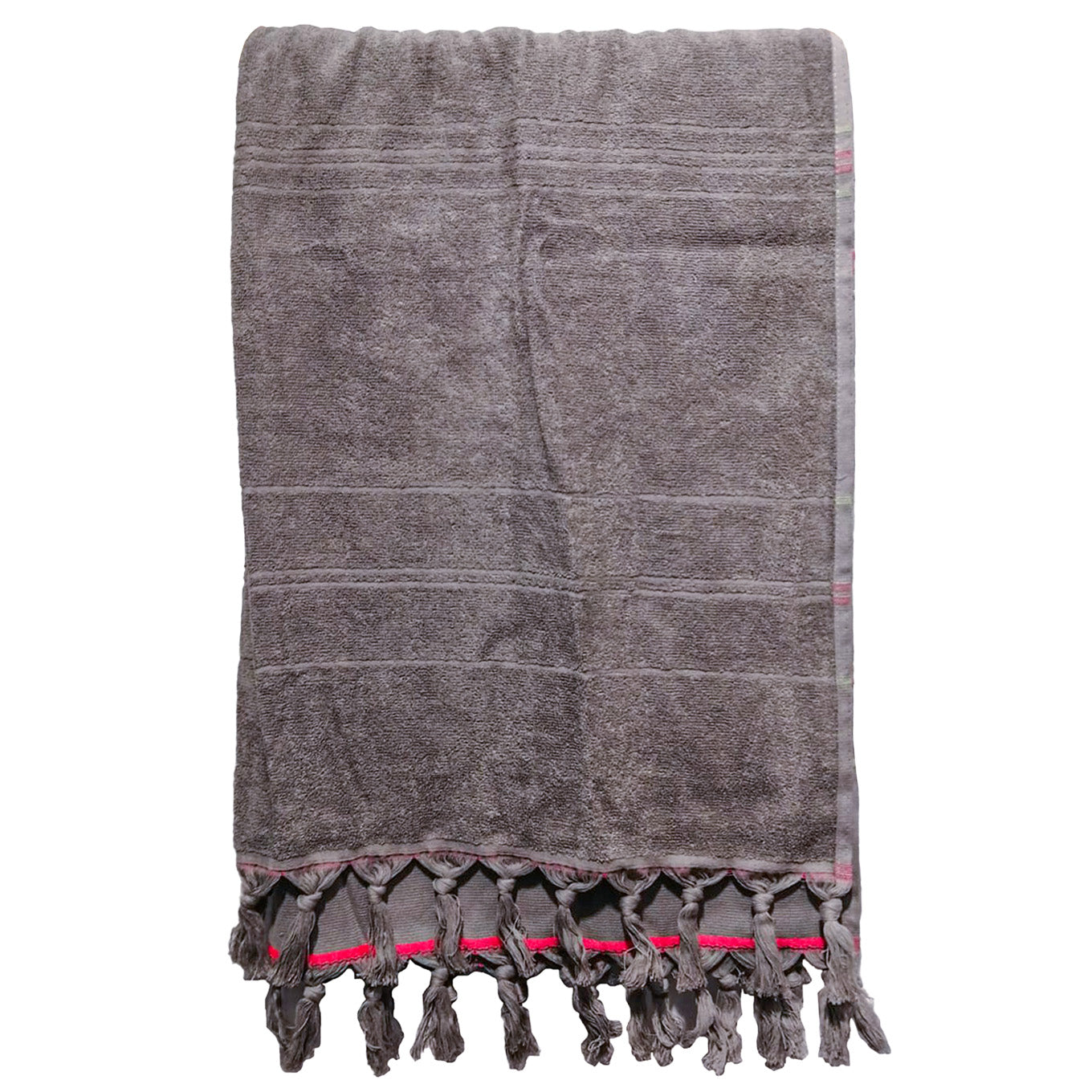 Double Side Grey Turkish Terry Lightweight Towel