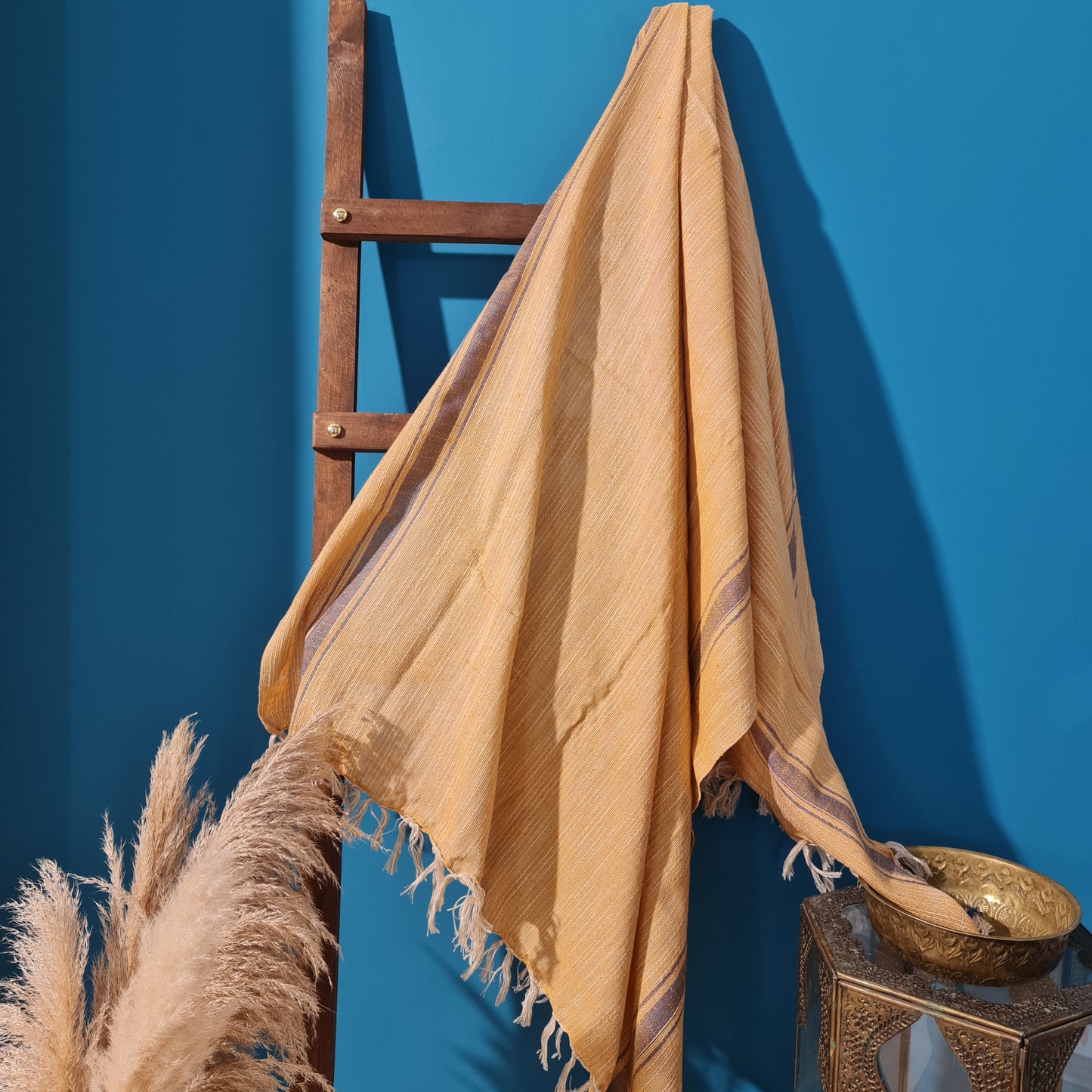 Hand-Woven Pure Silk Turkish Towel Pestemal