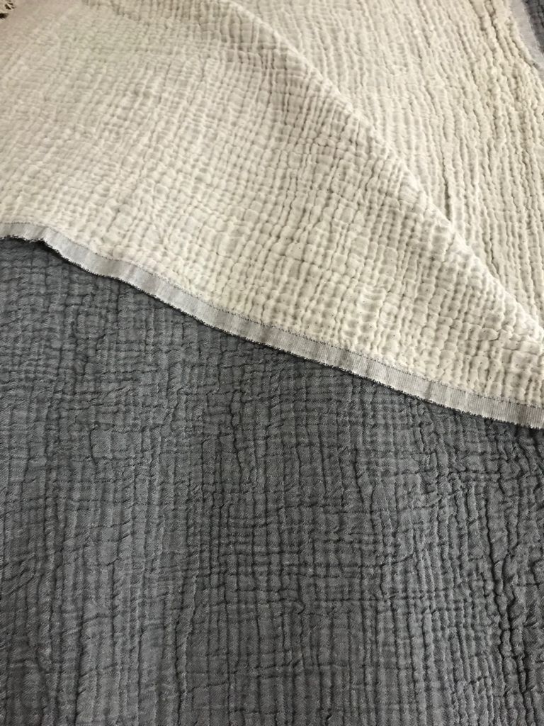 Natural Cotton Muslin Bed Cover - Blanket