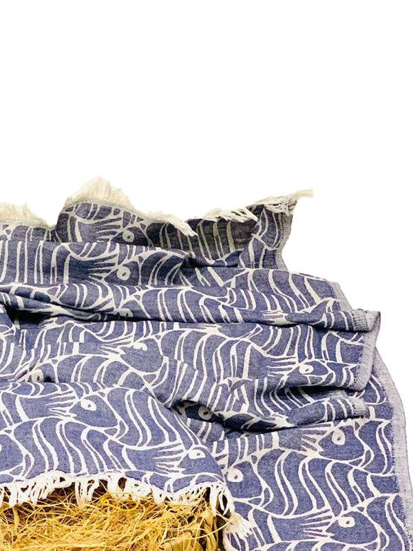 Marine Pestemal Turkish Towel