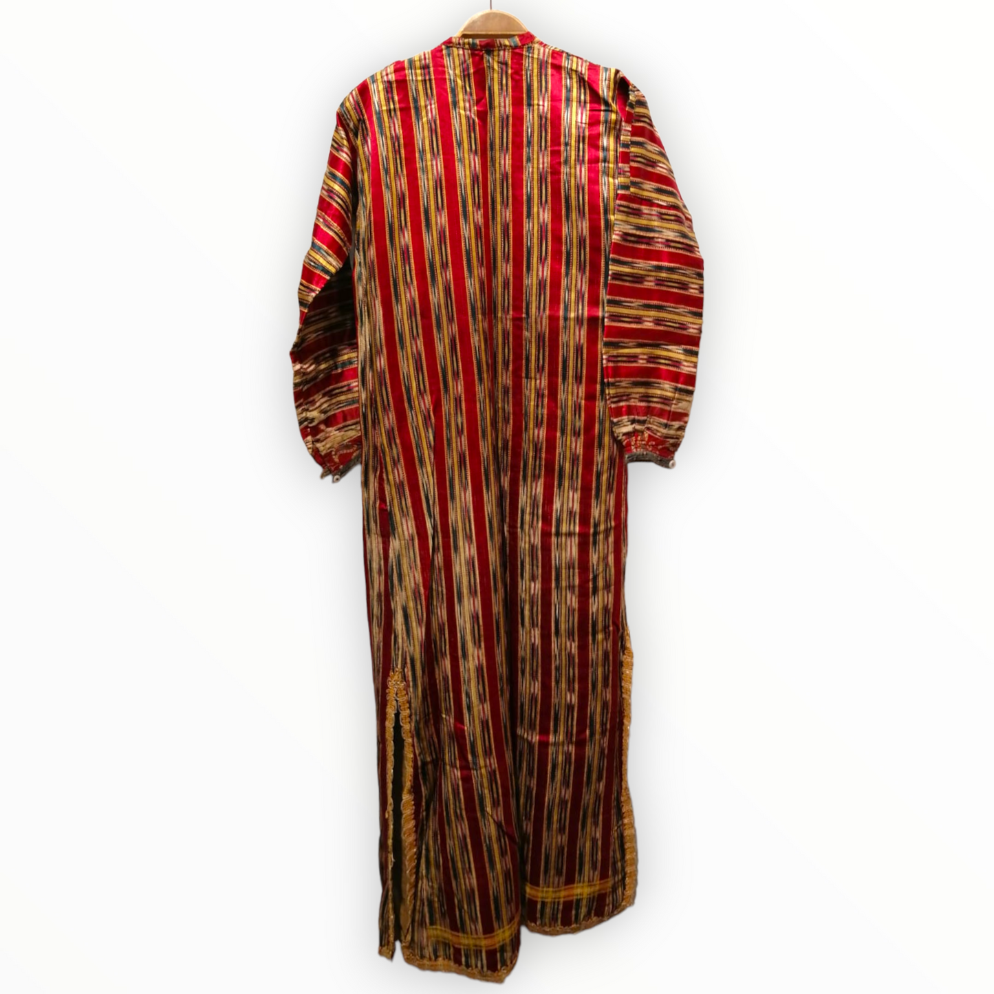 Antique Anatolian Ikat Pattern Women Dress