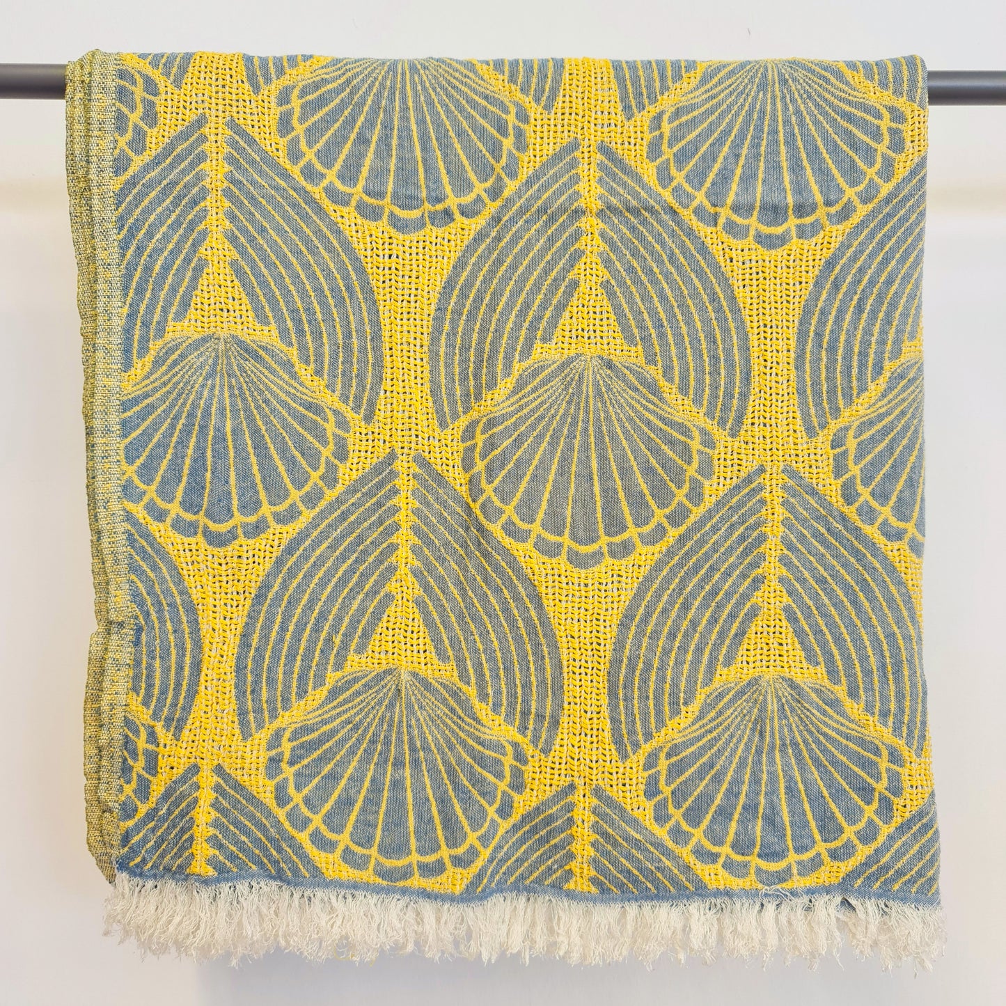 Jacquard Design Natural Cotton Turkish Towel Pestemal