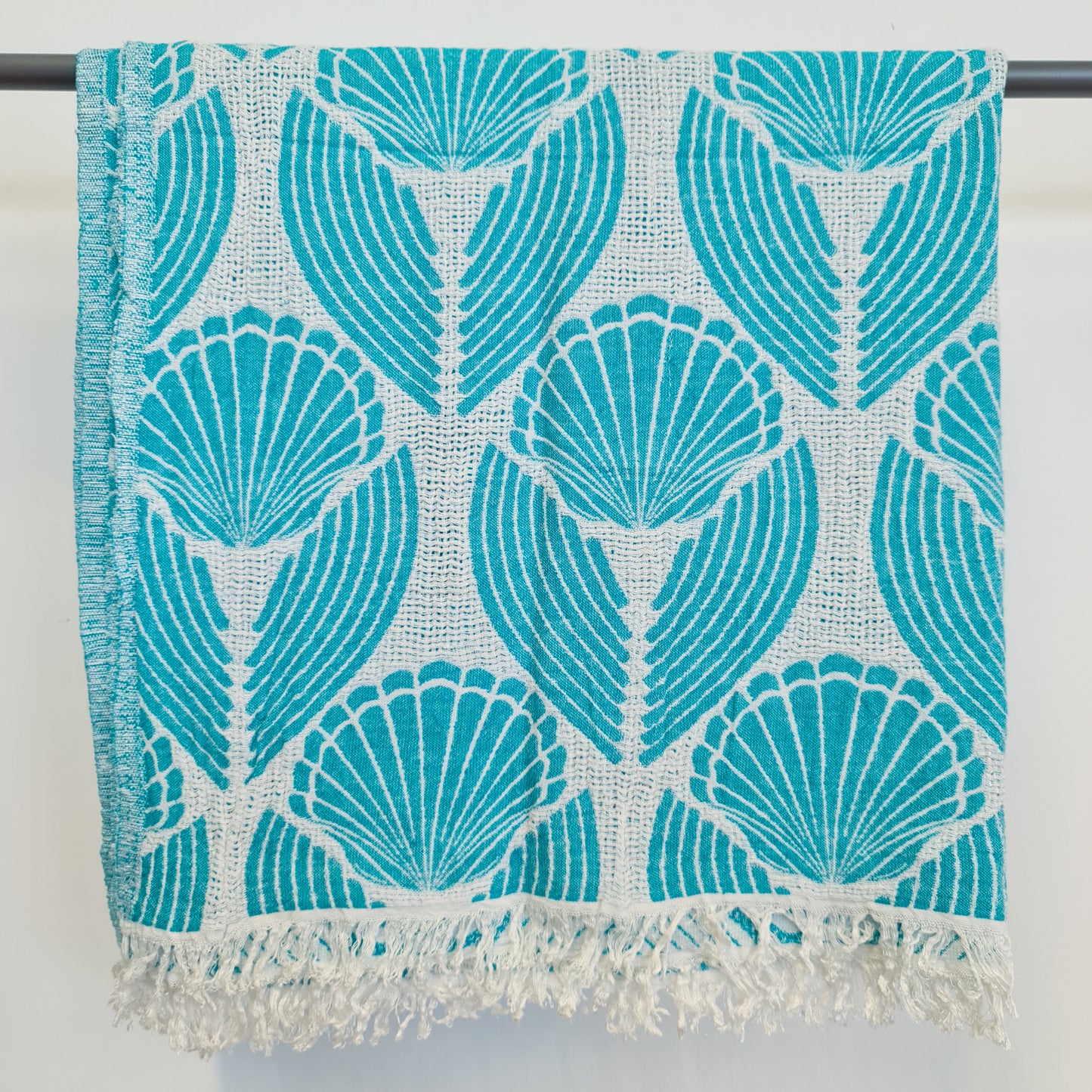 Jacquard Design Natural Cotton Turkish Towel Pestemal