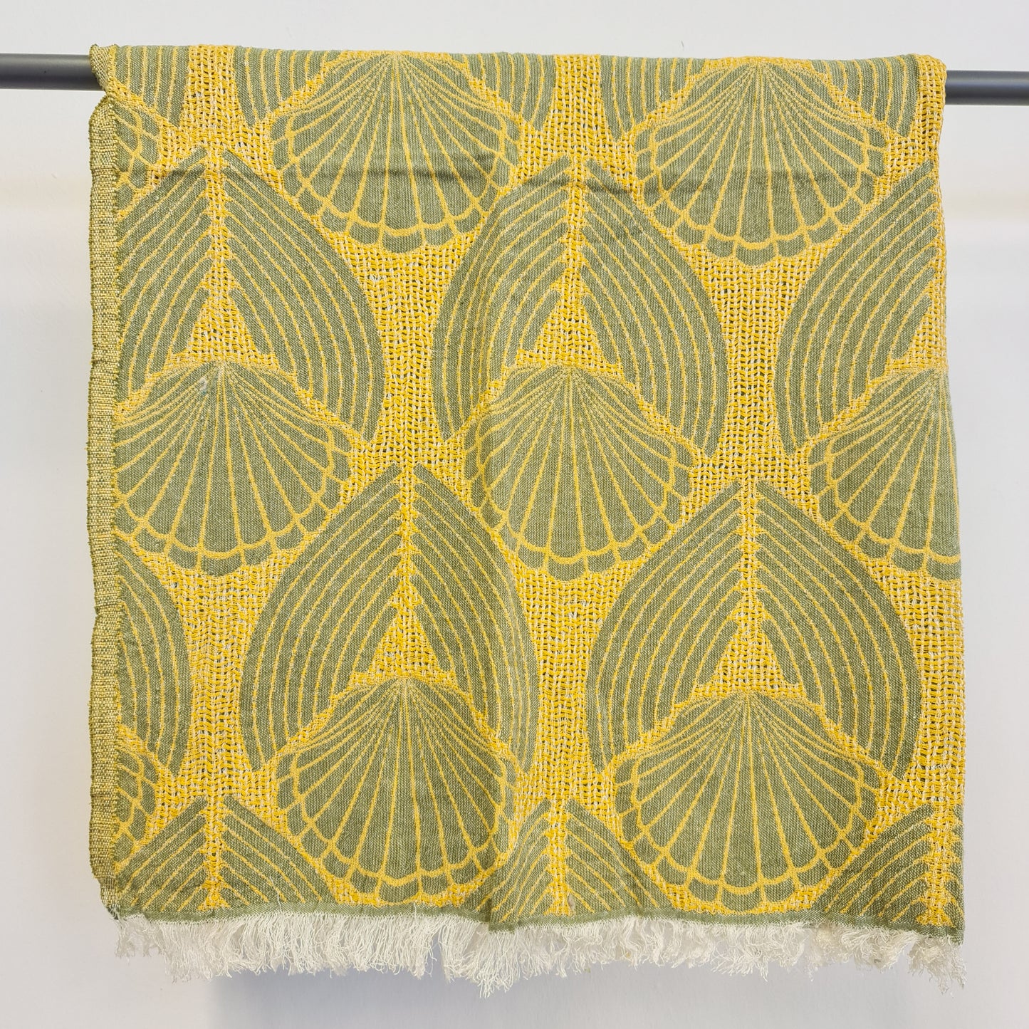Jacquard Design Natural Cotton Turkish Towel Pestemal