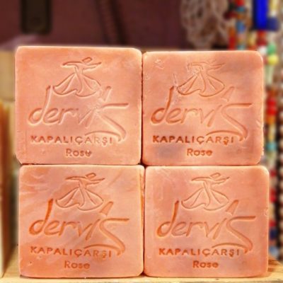 Organic Olive Oil Rose Soap Square