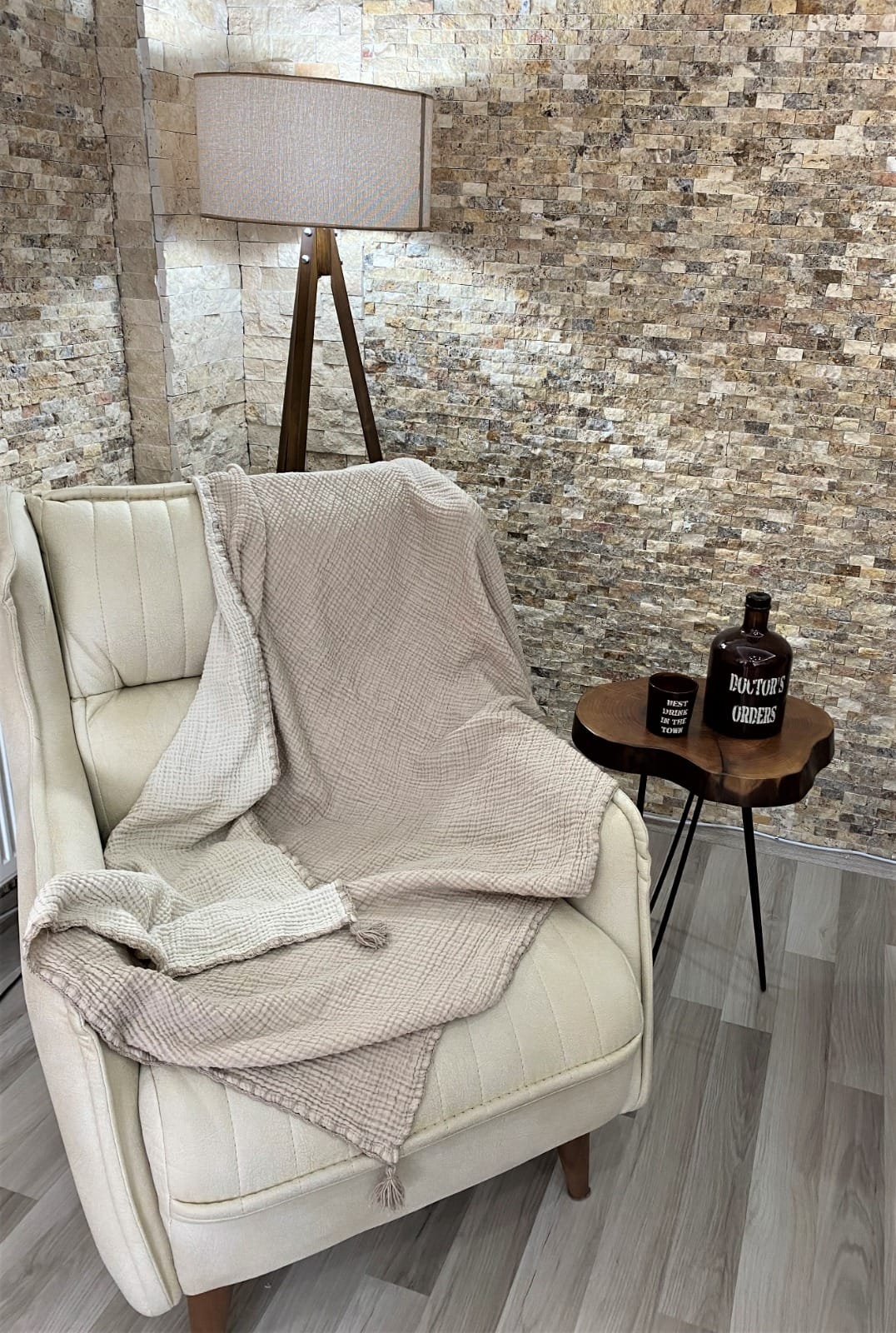 Muslin Natural Cotton Throw Blanket Gauze Blanket