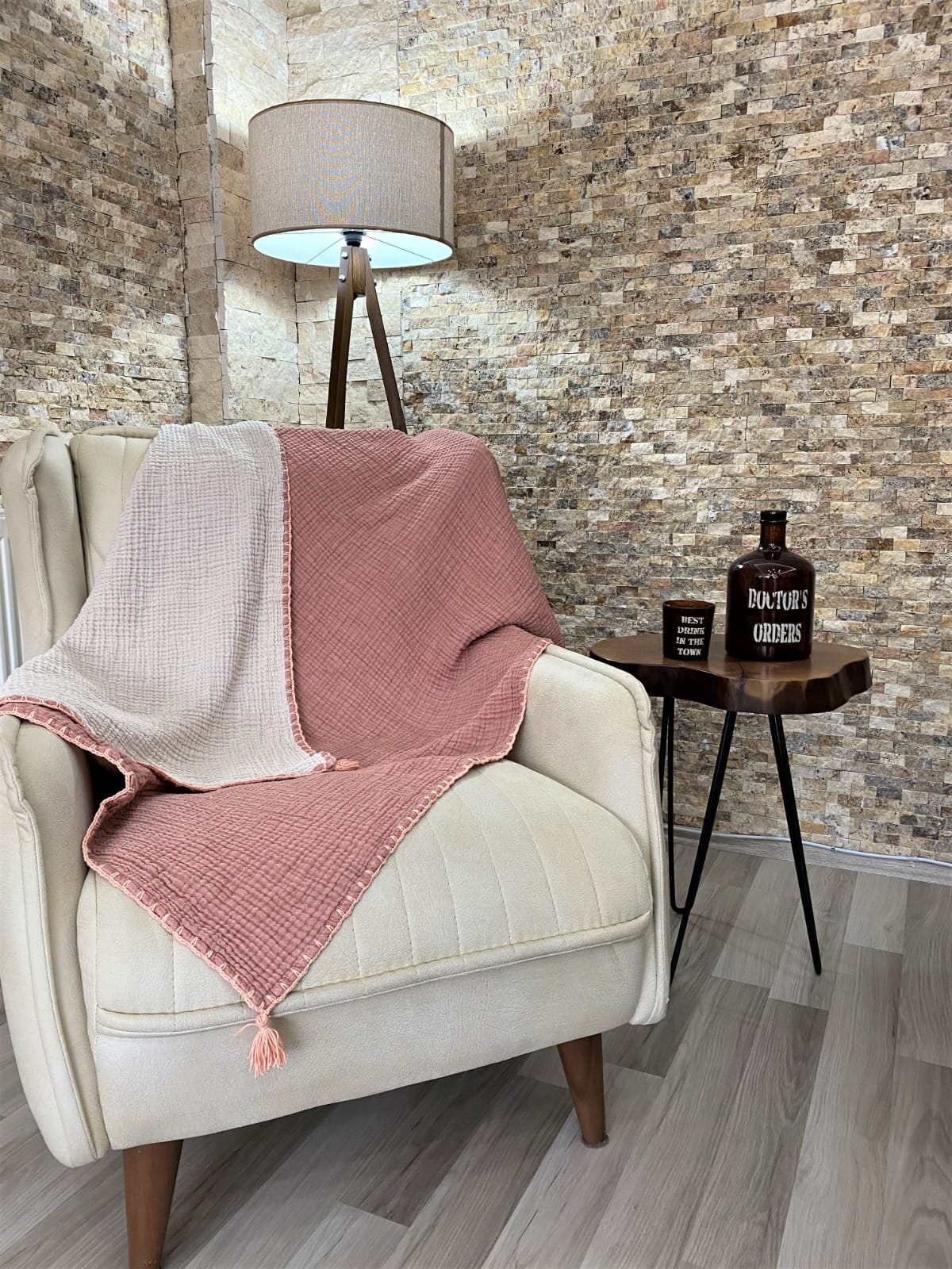 Muslin Natural Cotton Throw Blanket Gauze Blanket