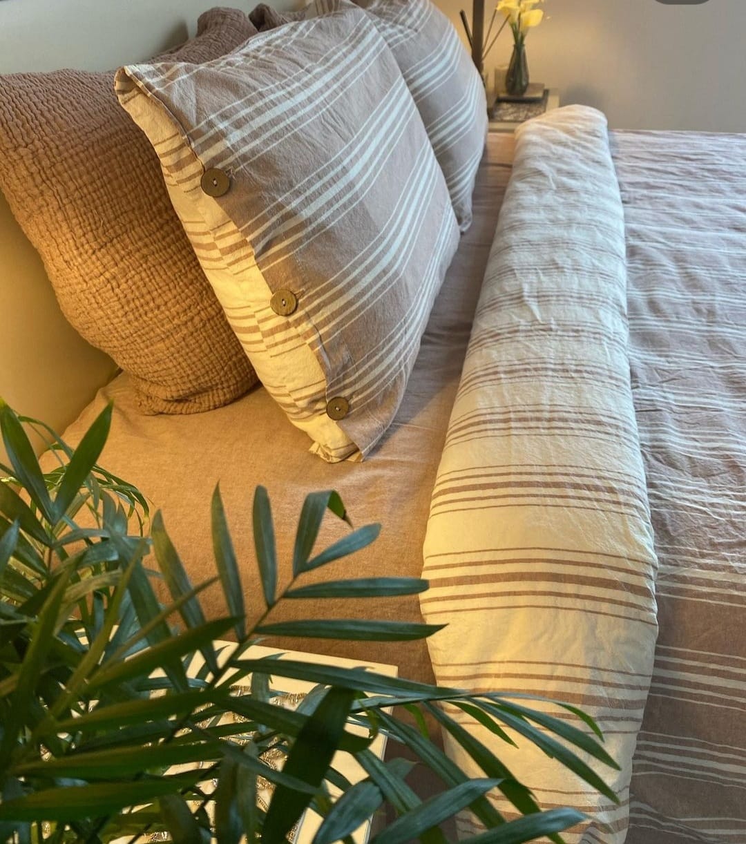 Natural Cotton Duvet Cover Set