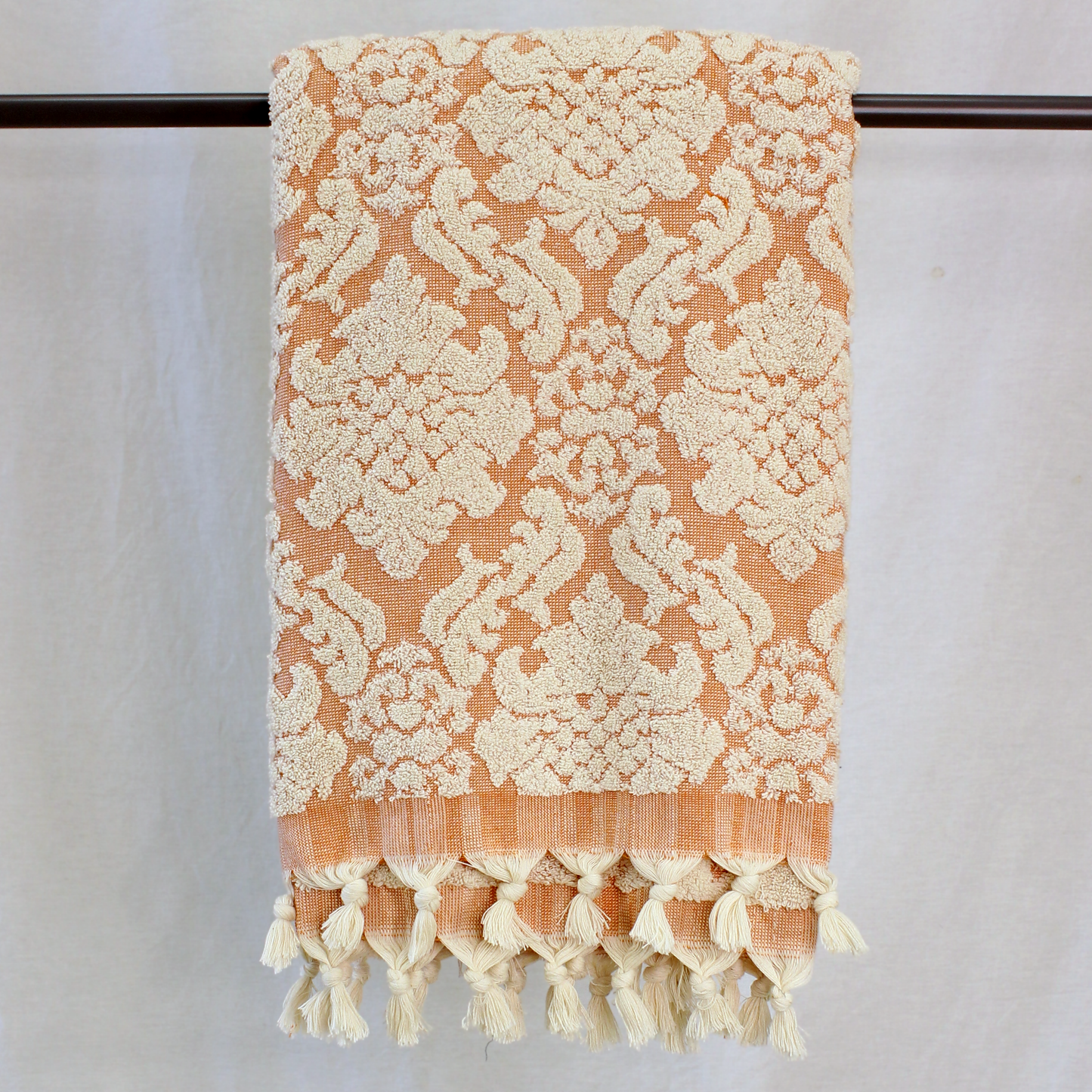 Natural Cotton Hand Woven Turkish Towel Terry Bath Towels