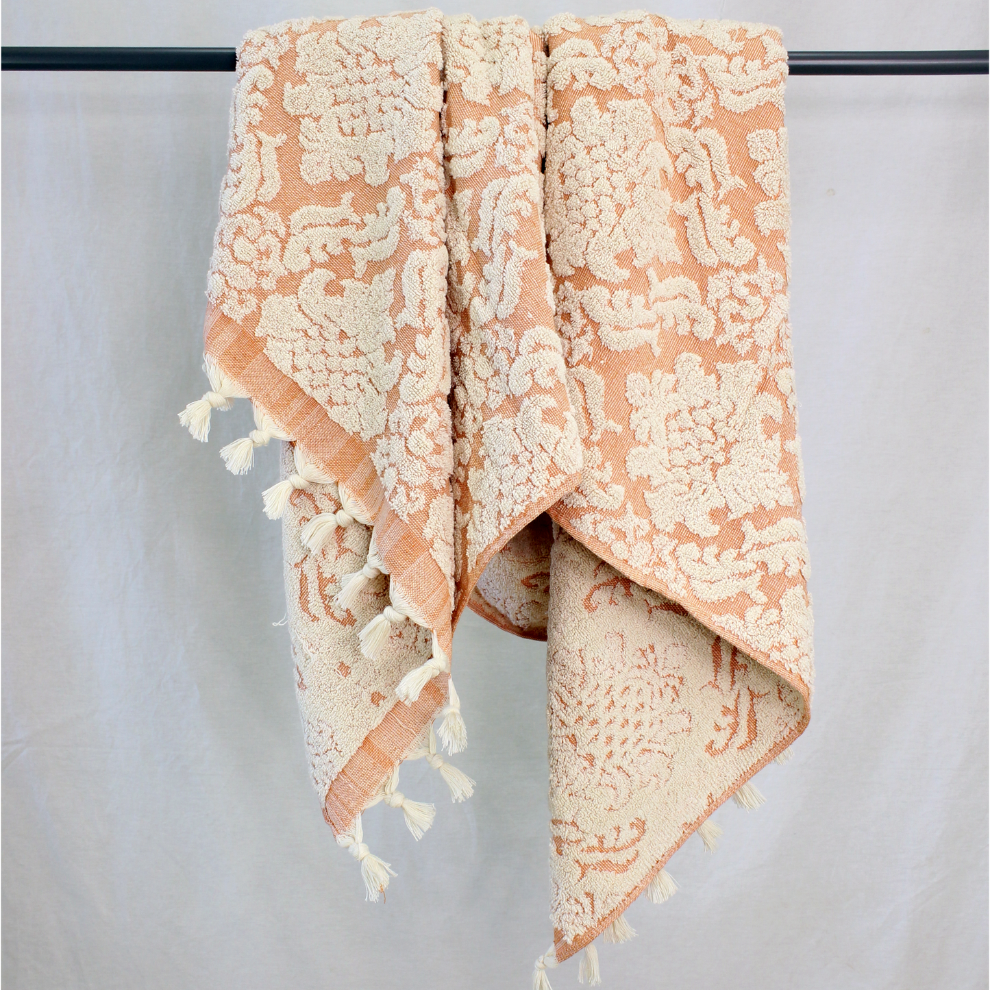 Natural Cotton Hand Woven Turkish Towel Terry Bath Towels