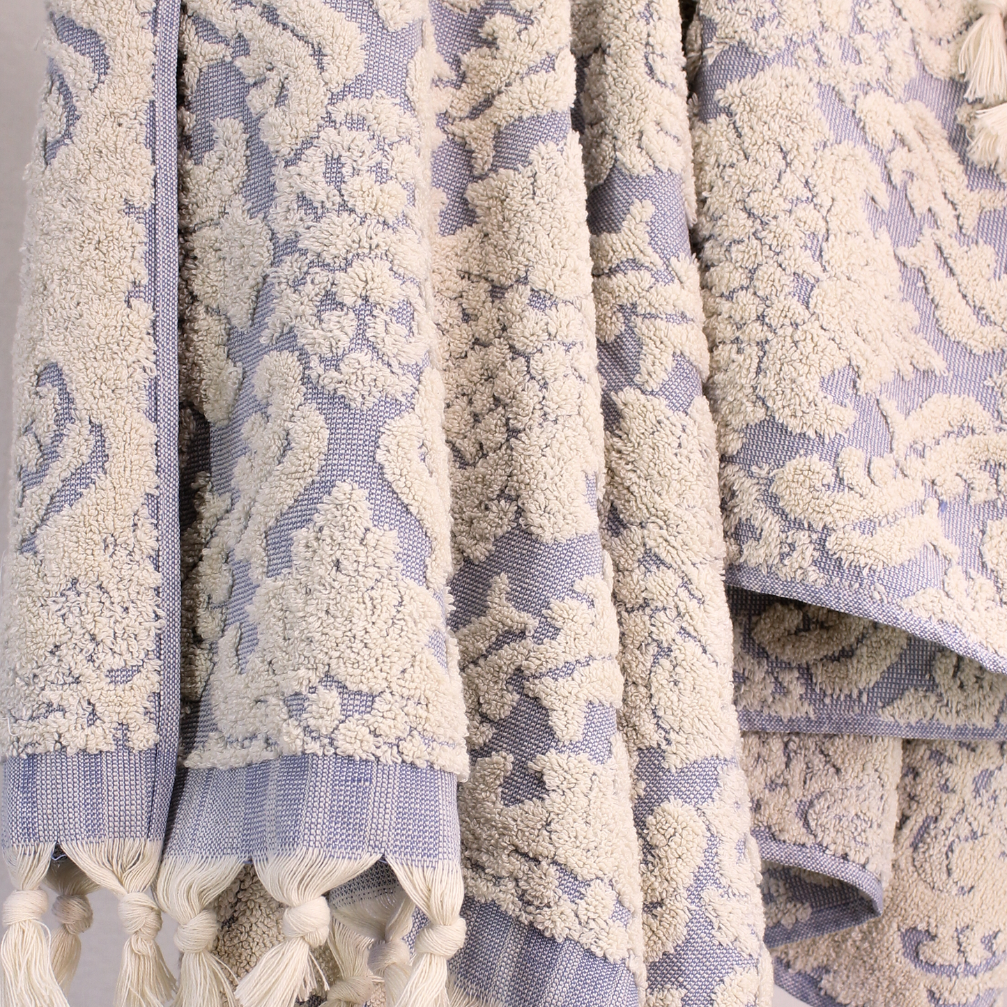 Natural Cotton Hand Woven Turkish Towel Terry Bath Towels