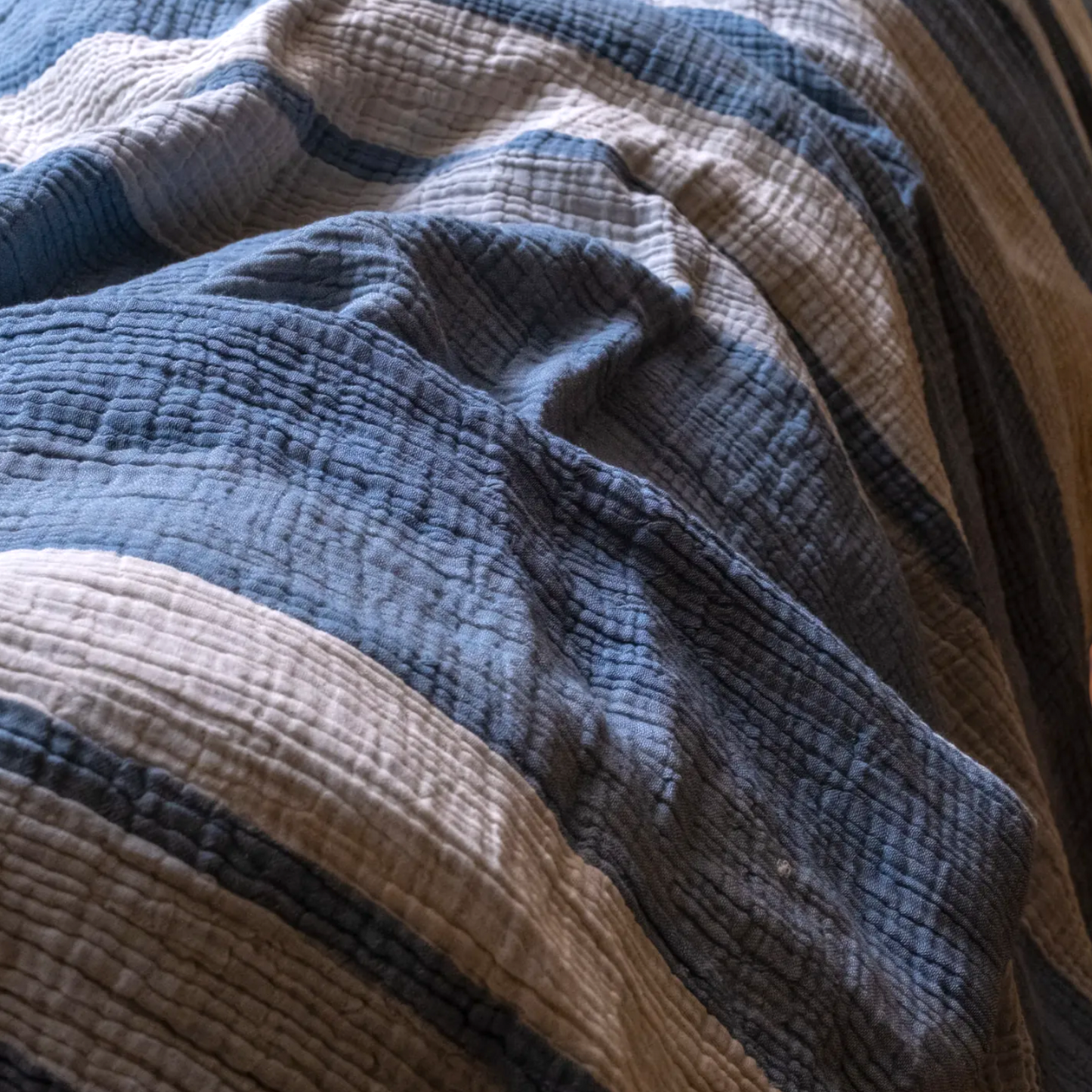 Natural Cotton Muslin Blanket Gauze Bed Cover