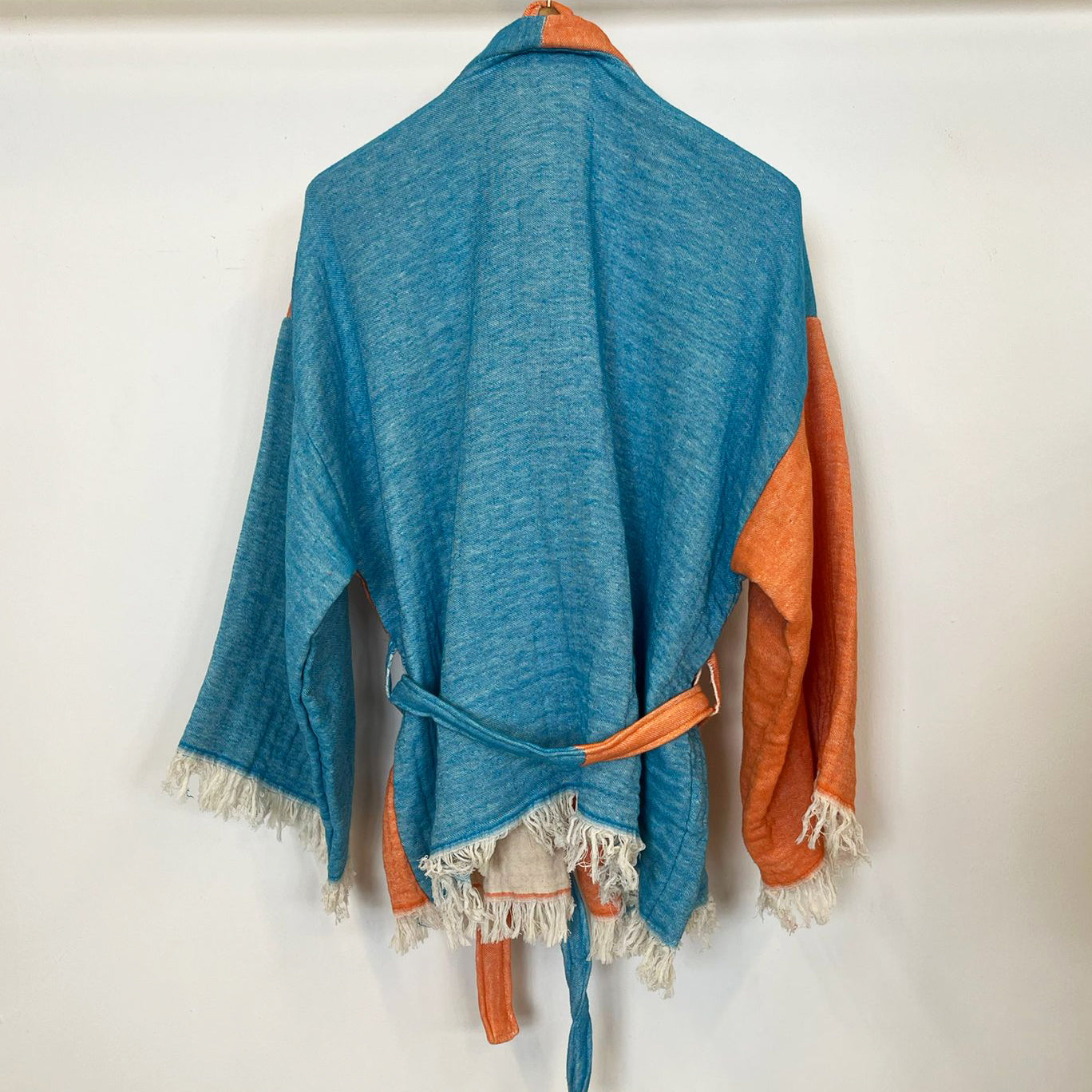 Natural Cotton Muslin Jacket Pants Set