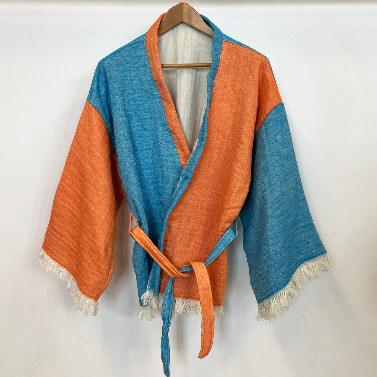 Natural Cotton Muslin Jacket Pants Set