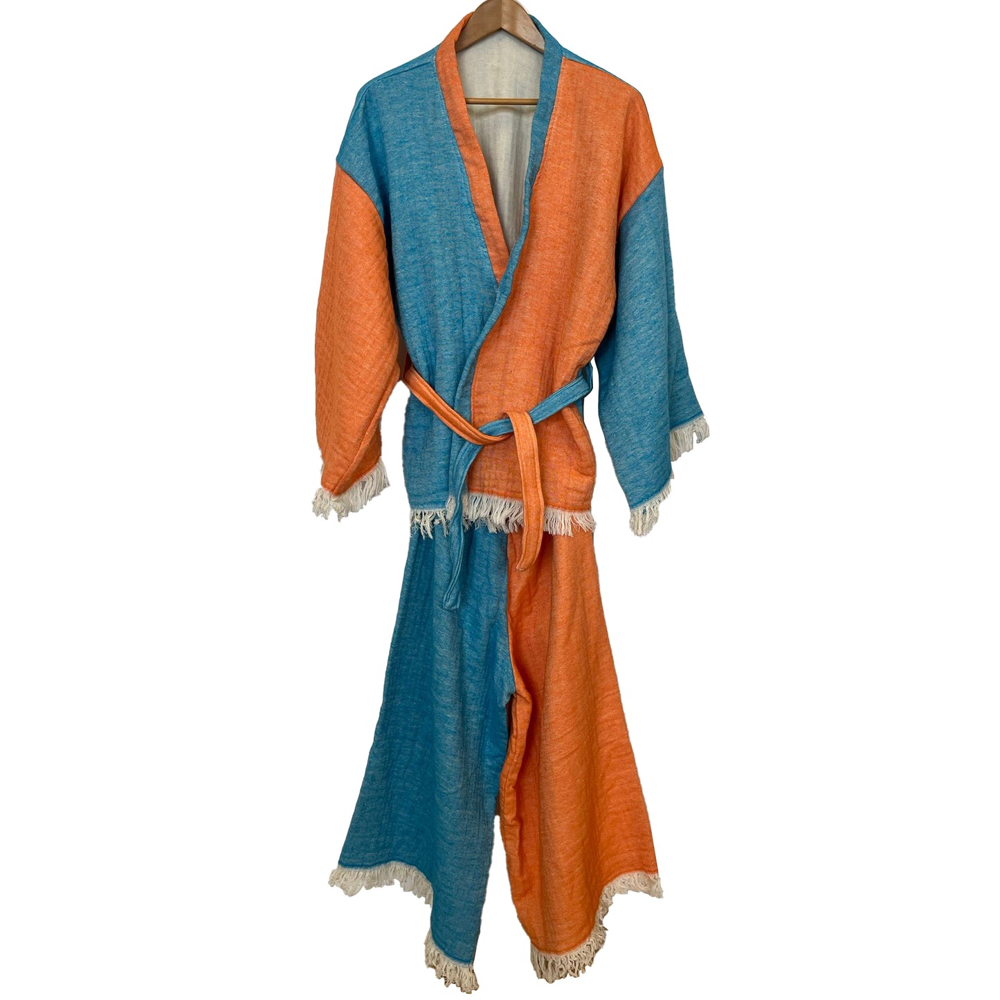 Natural Cotton Muslin Jacket Pants Set