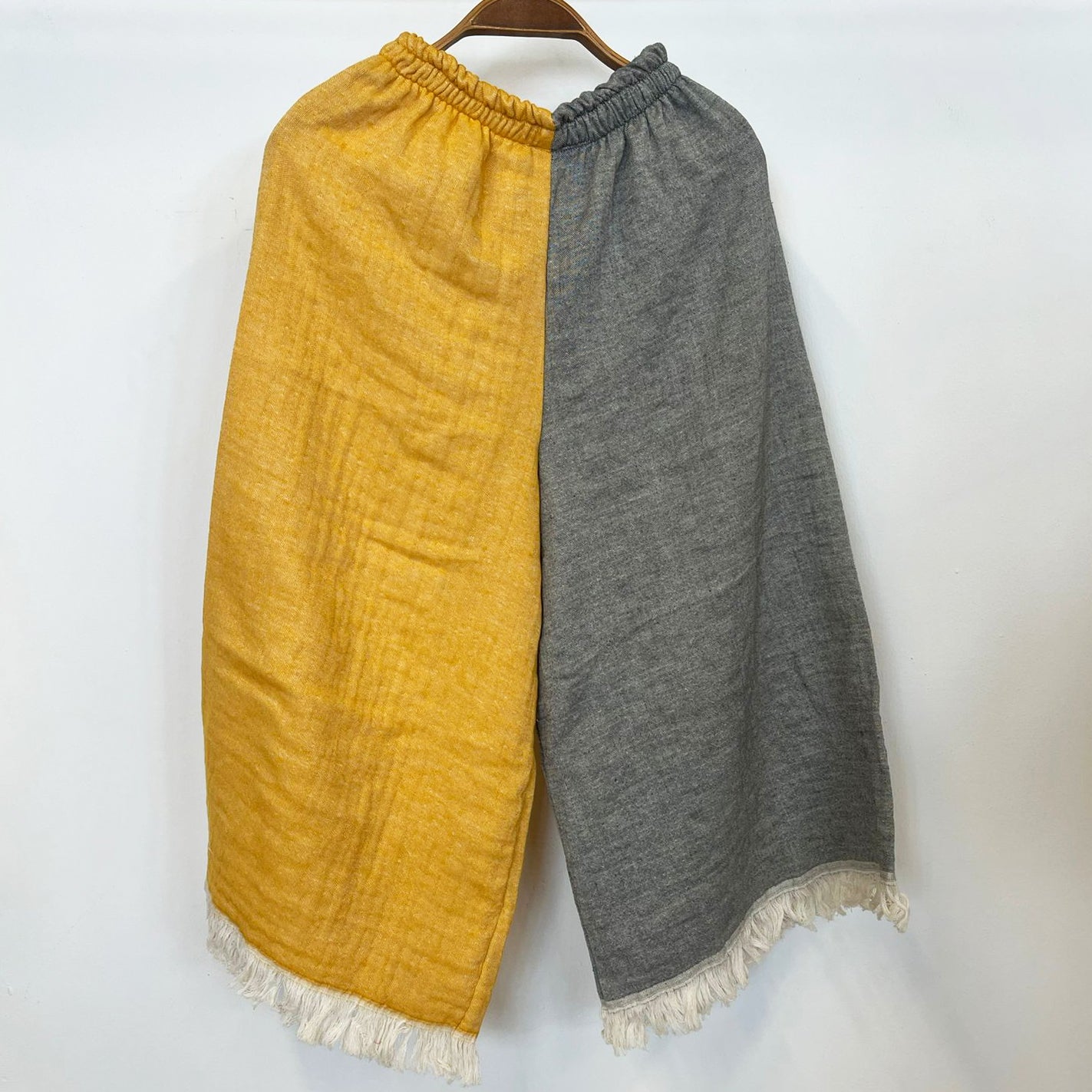Natural Cotton Muslin Jacket Pants Set
