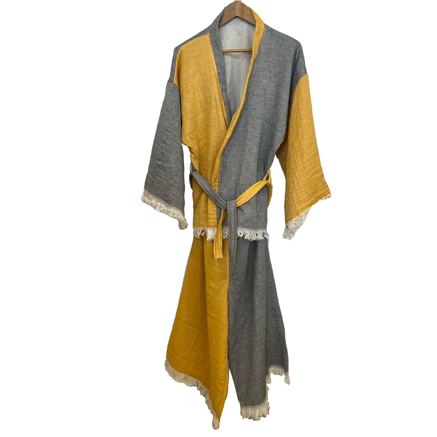 Natural Cotton Muslin Jacket Pants Set