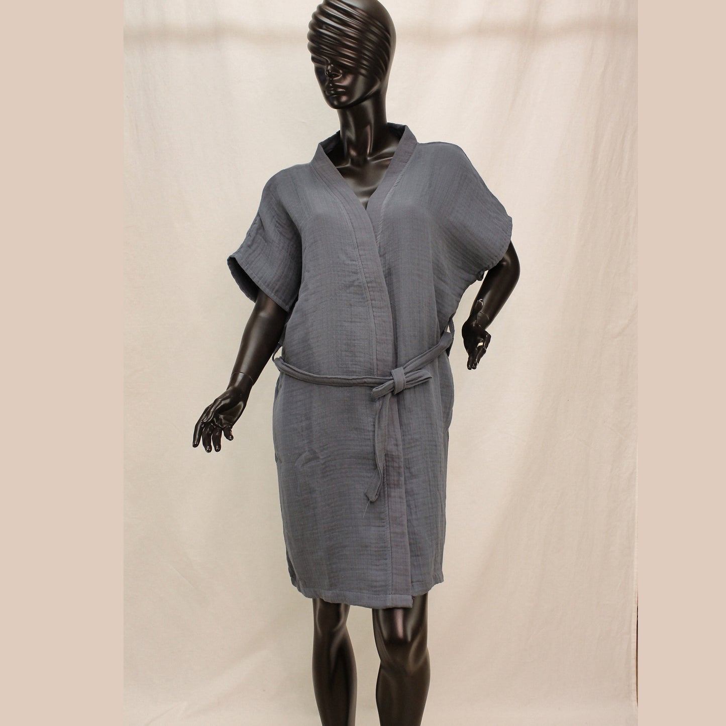 Natural Cotton Muslin Kimono