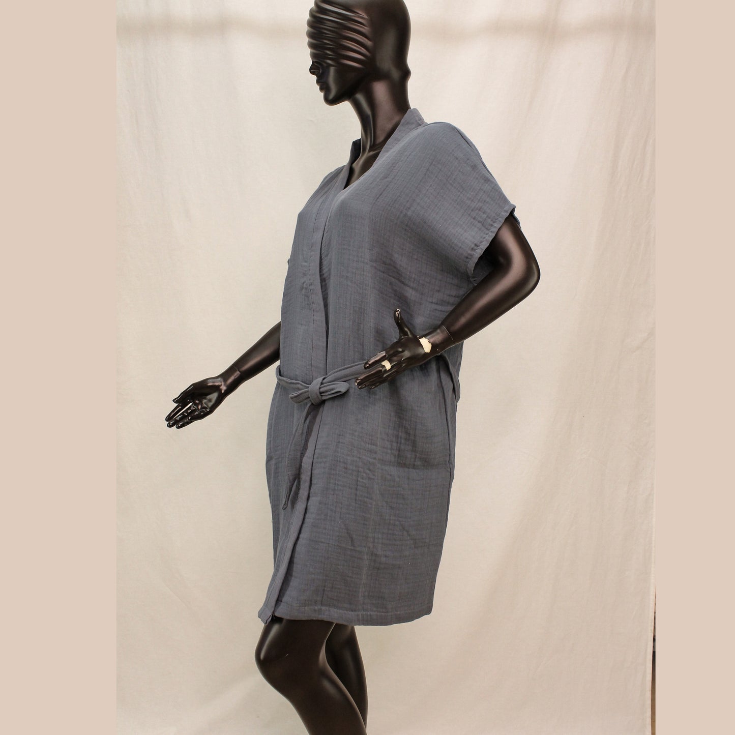 Natural Cotton Muslin Kimono