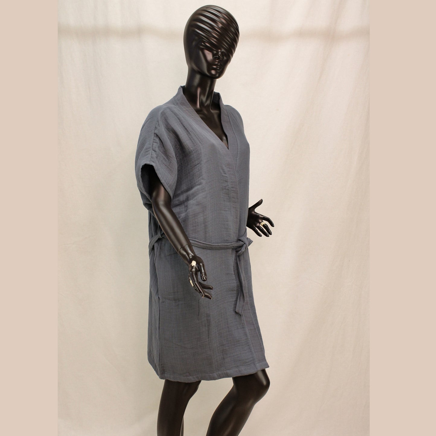 Natural Cotton Muslin Kimono
