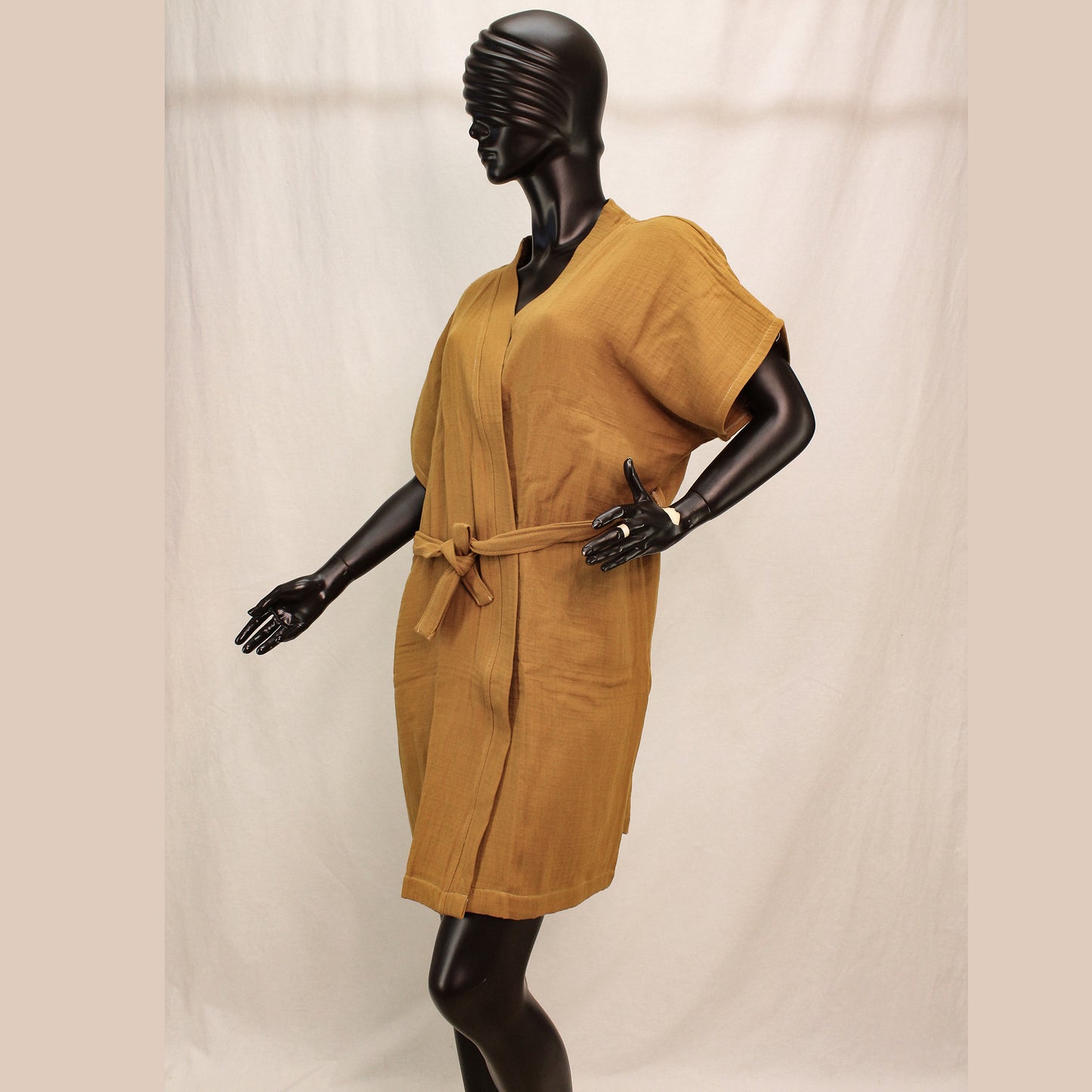 Natural Cotton Muslin Kimono