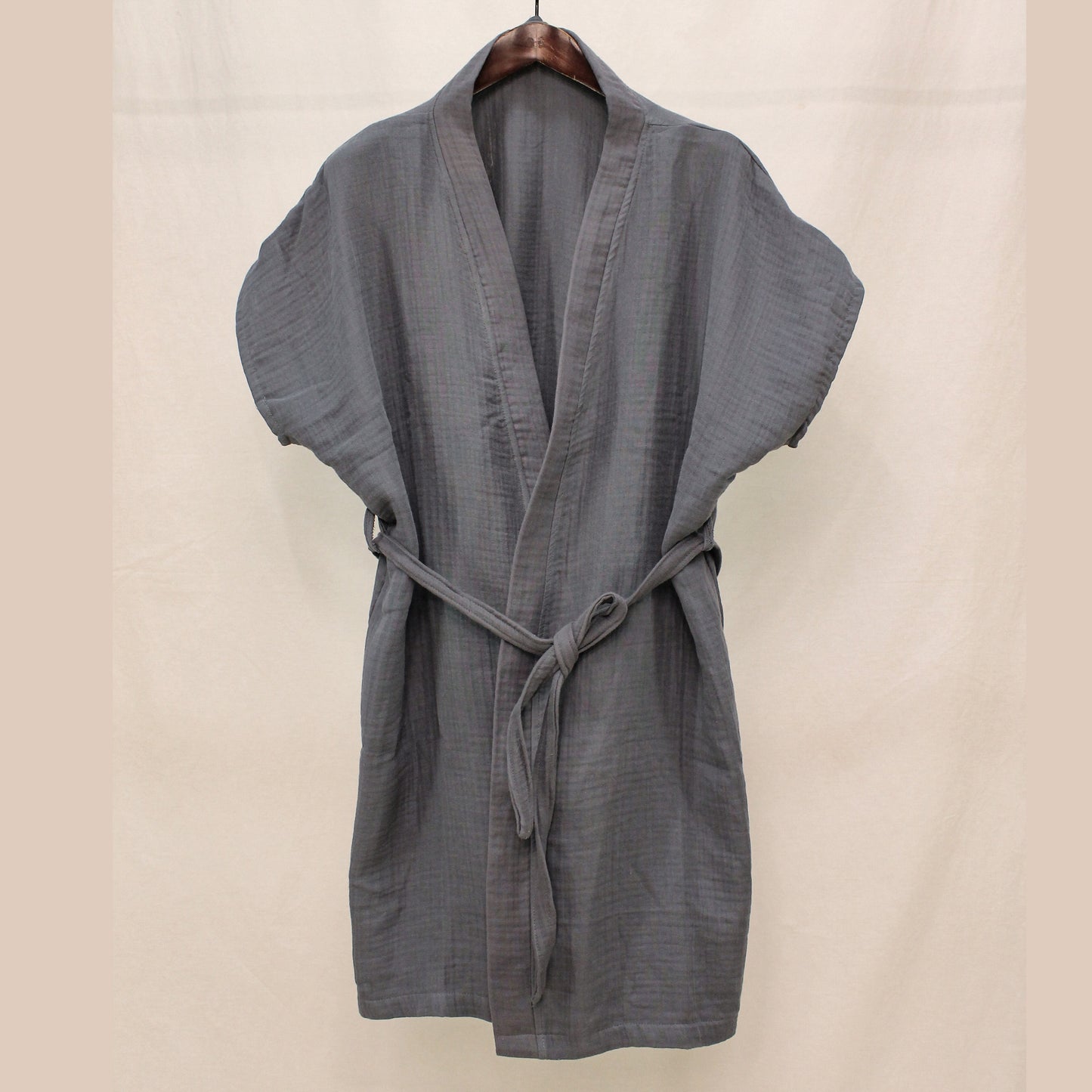 Natural Cotton Muslin Kimono
