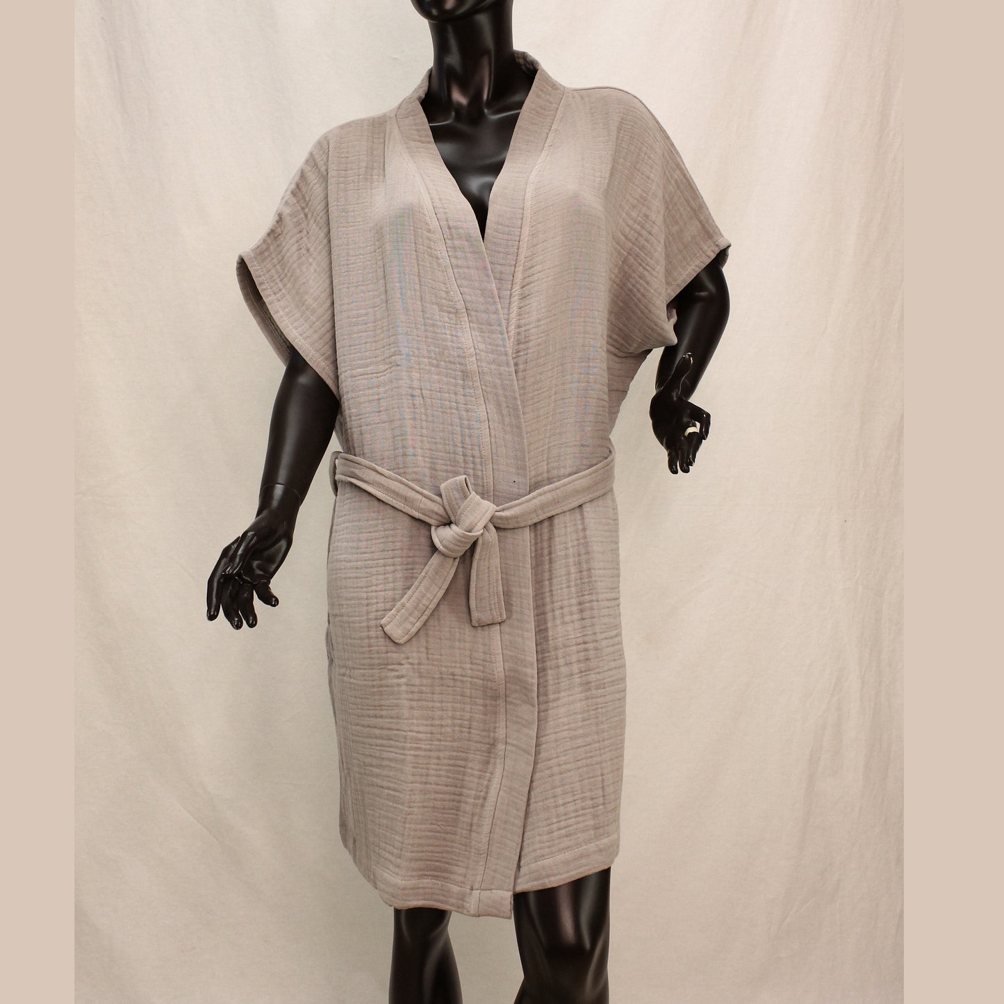 Natural Cotton Muslin Kimono