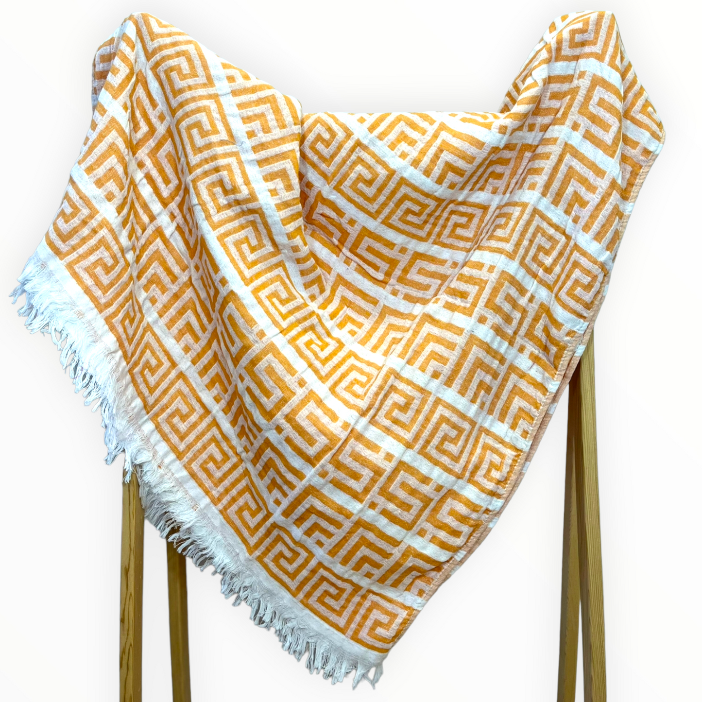 Natural Cotton Muslin Turkish Towel Pestemal
